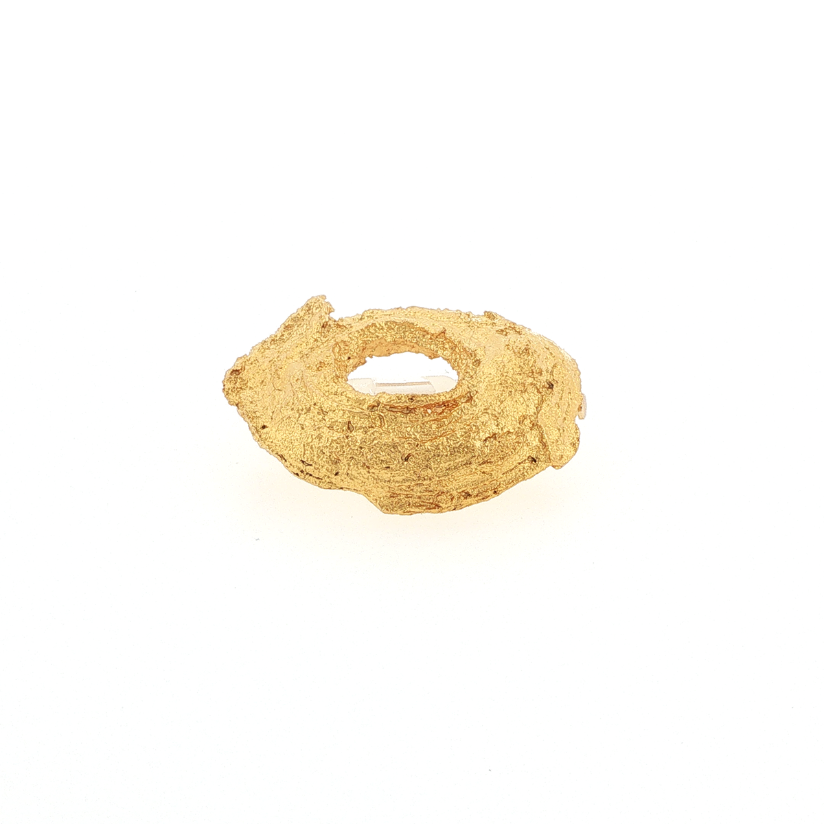 Yellow Gold Scupltural Brooch