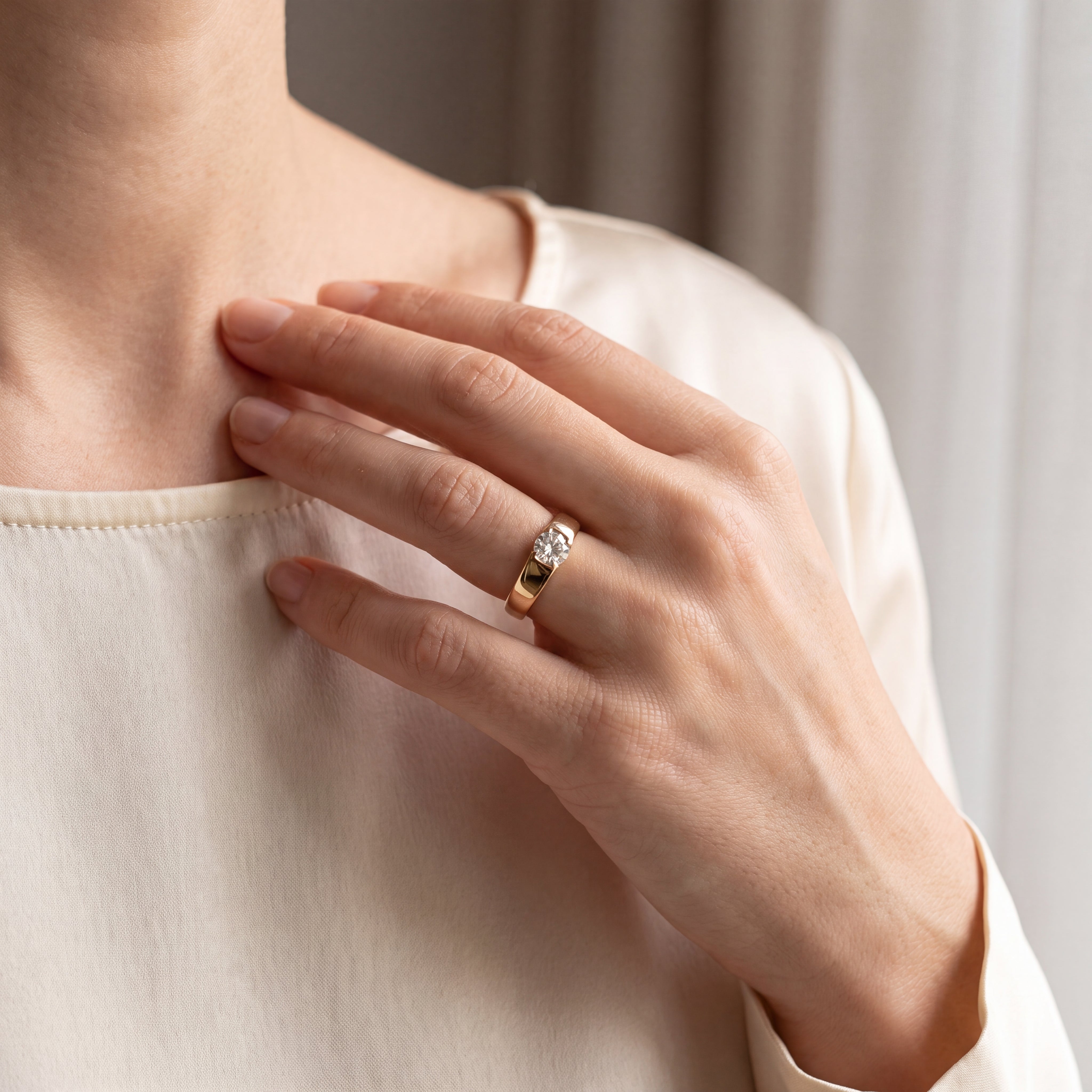 Yellow Gold Diamond Ring
