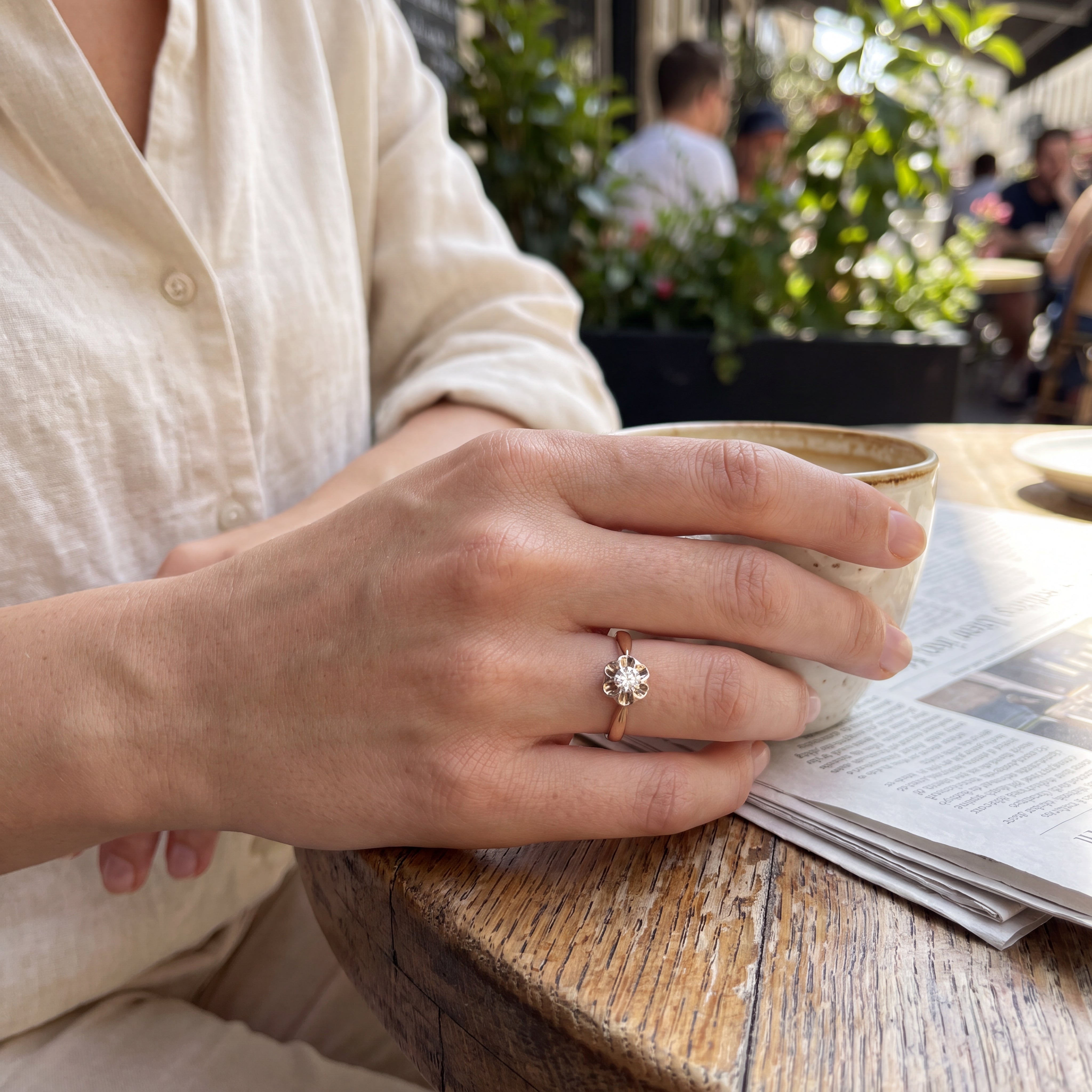 Yellow Gold Diamond Ring