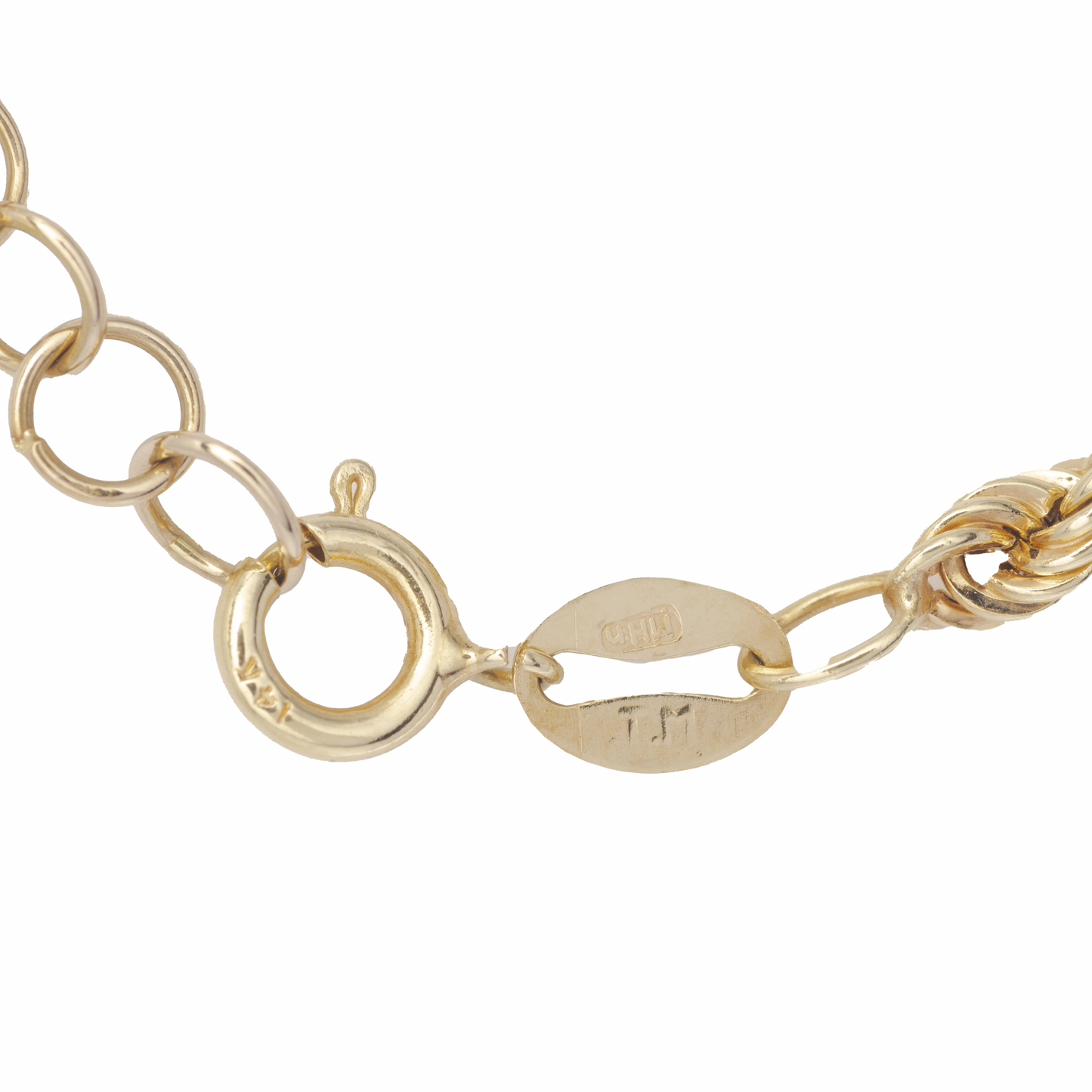 Gold Cordell aka Rope Necklace