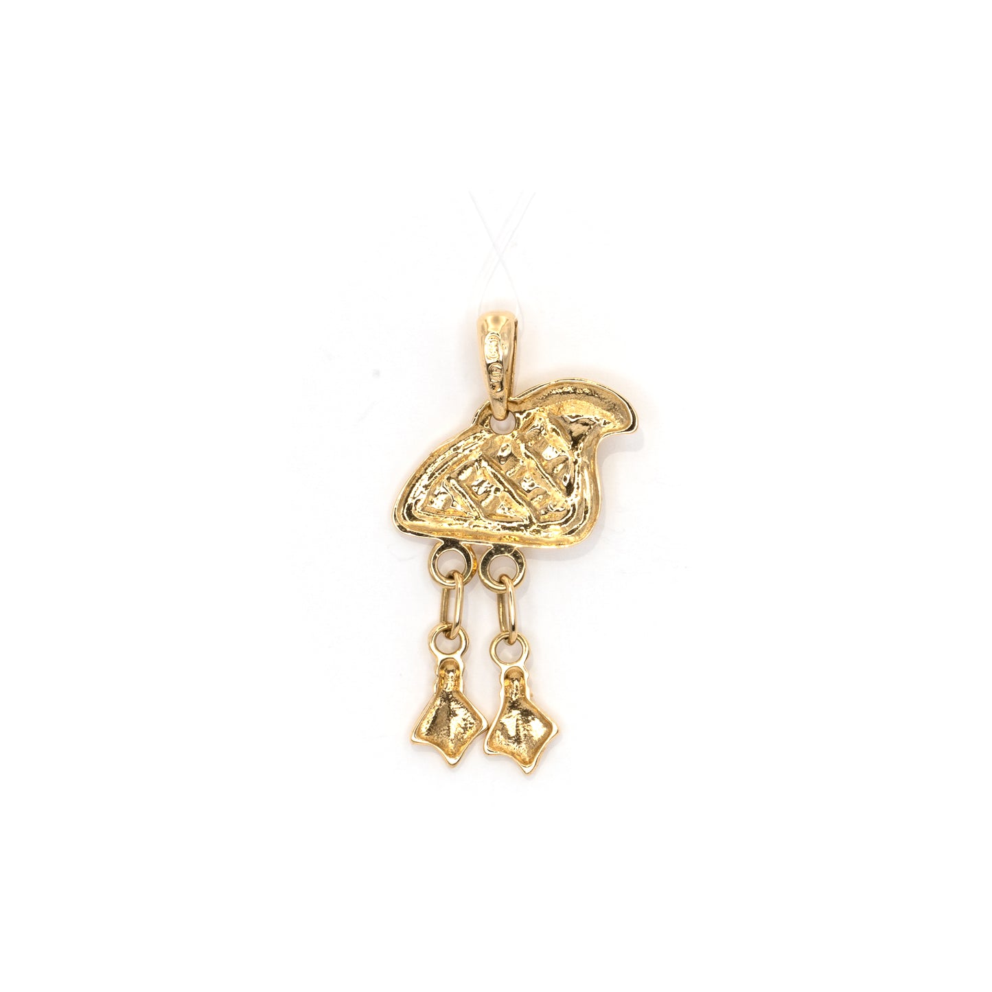 Gold Duck Pendant