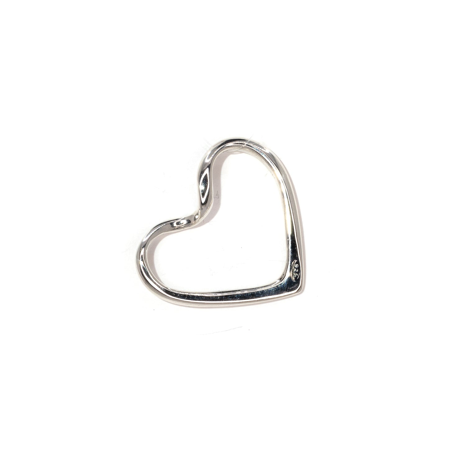Heart Charm in Silver
