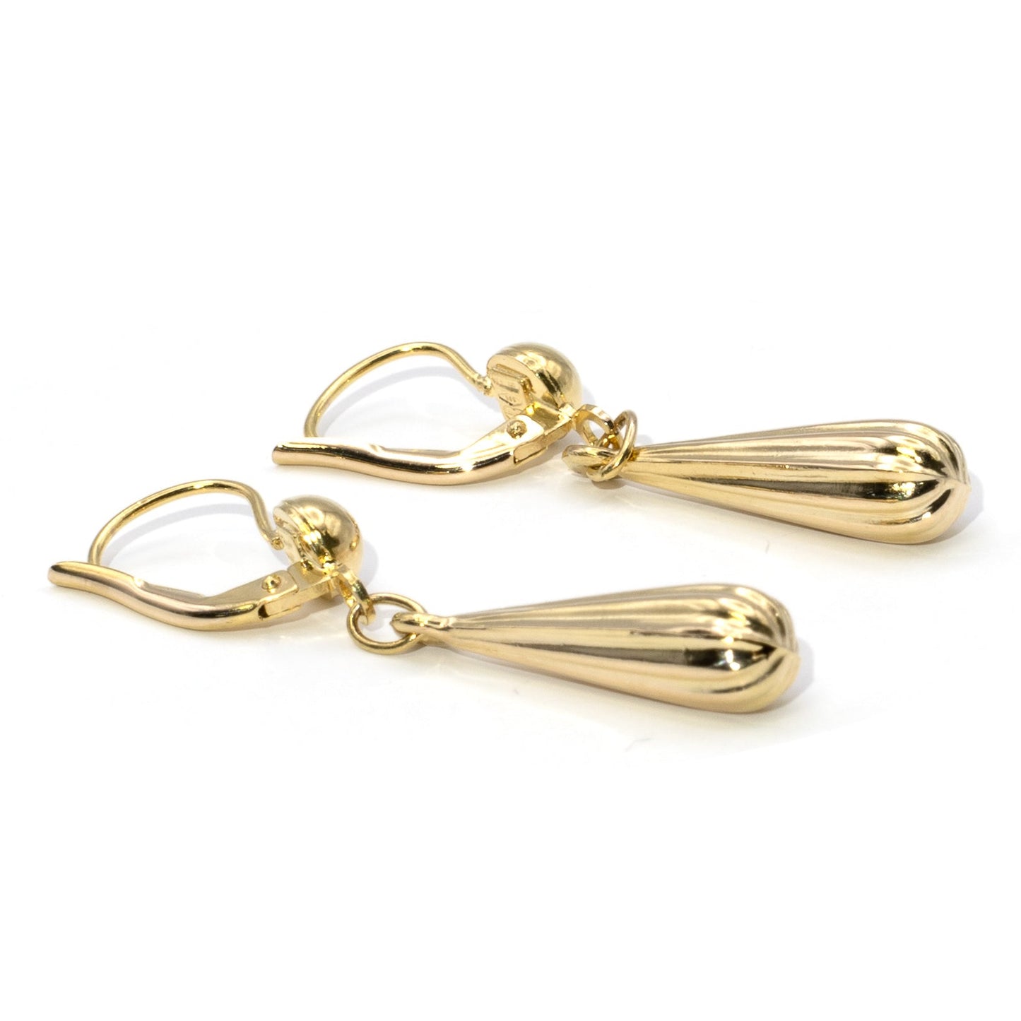 Gold Teardrop Earrings