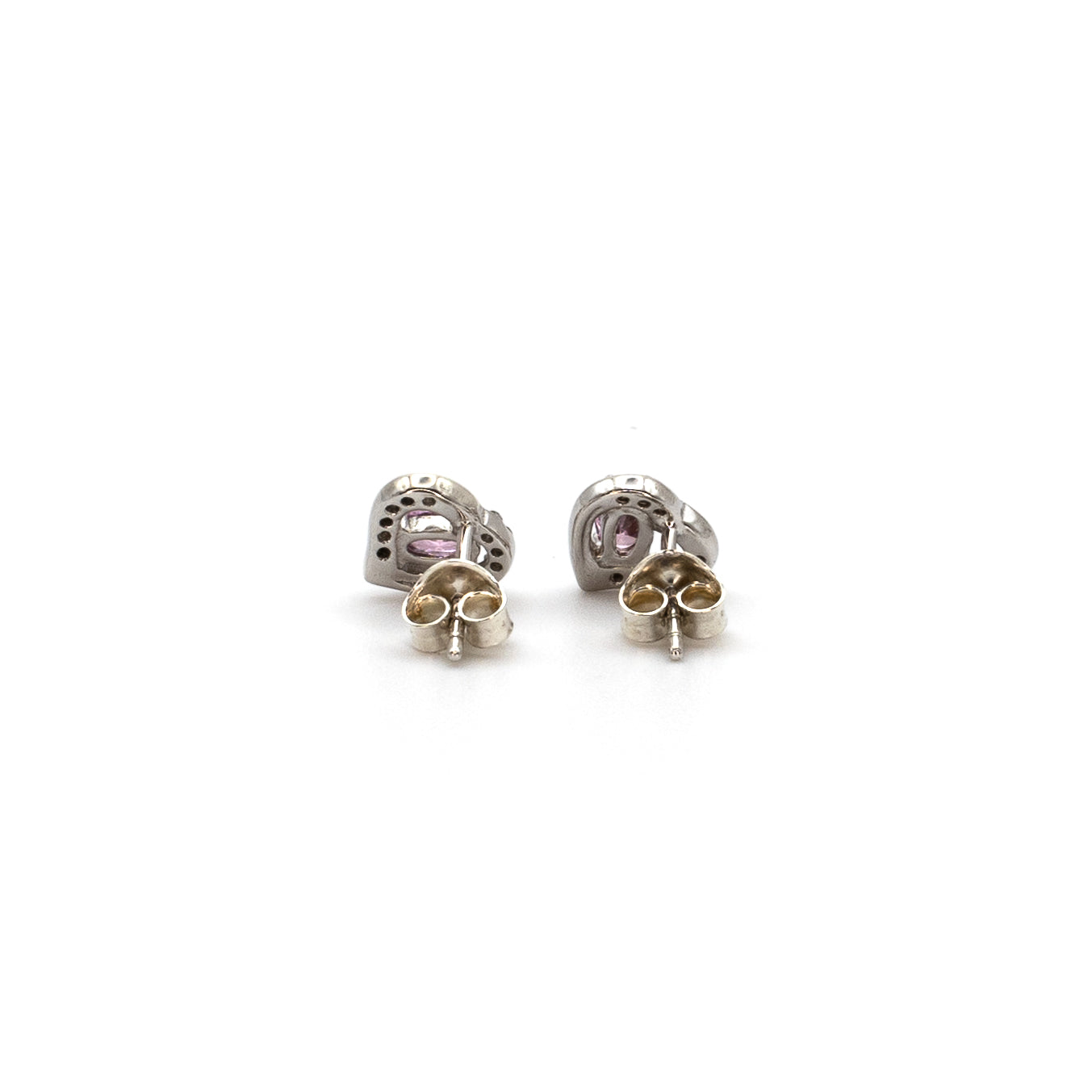 Heart Silver Studs
