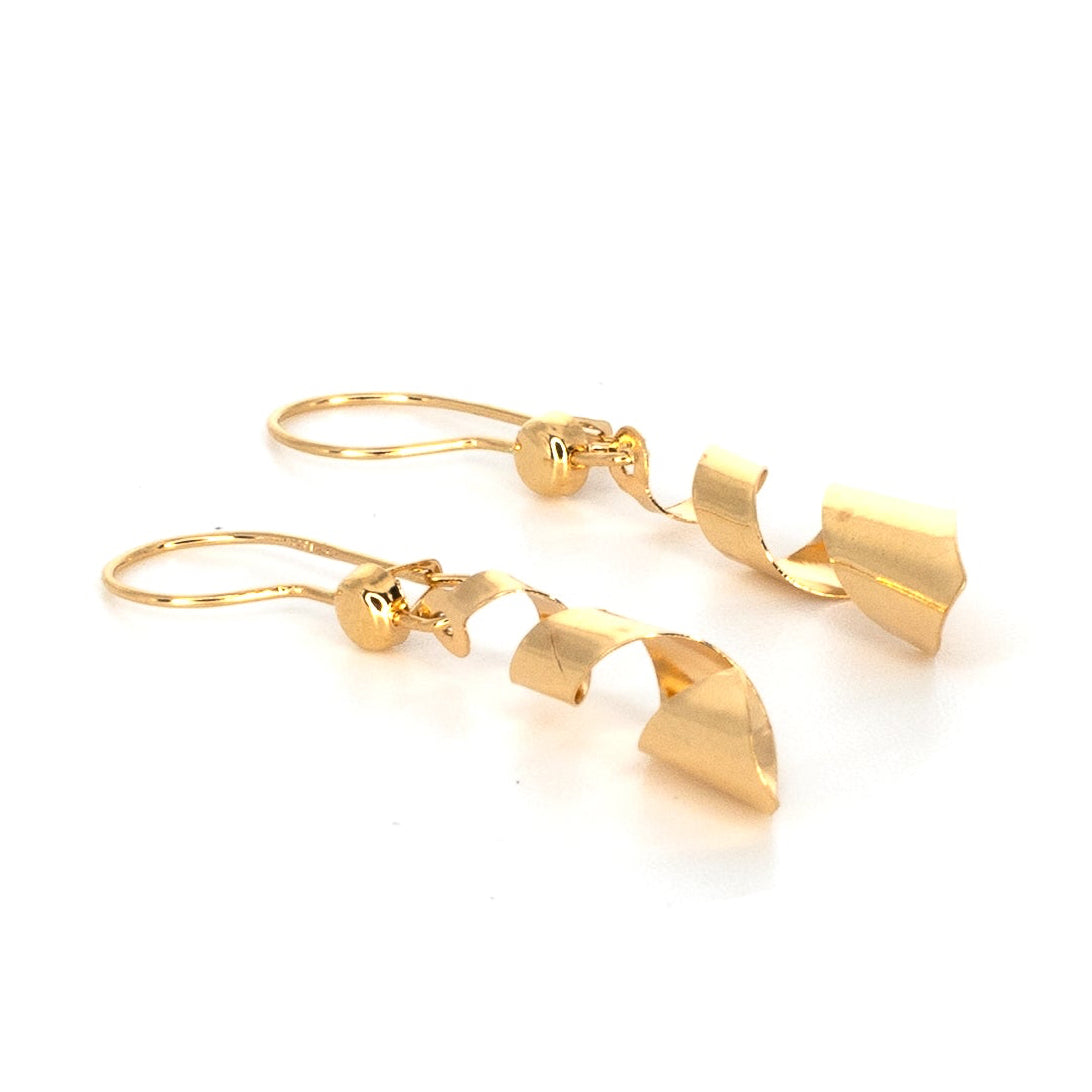 Twist Gold Earrings