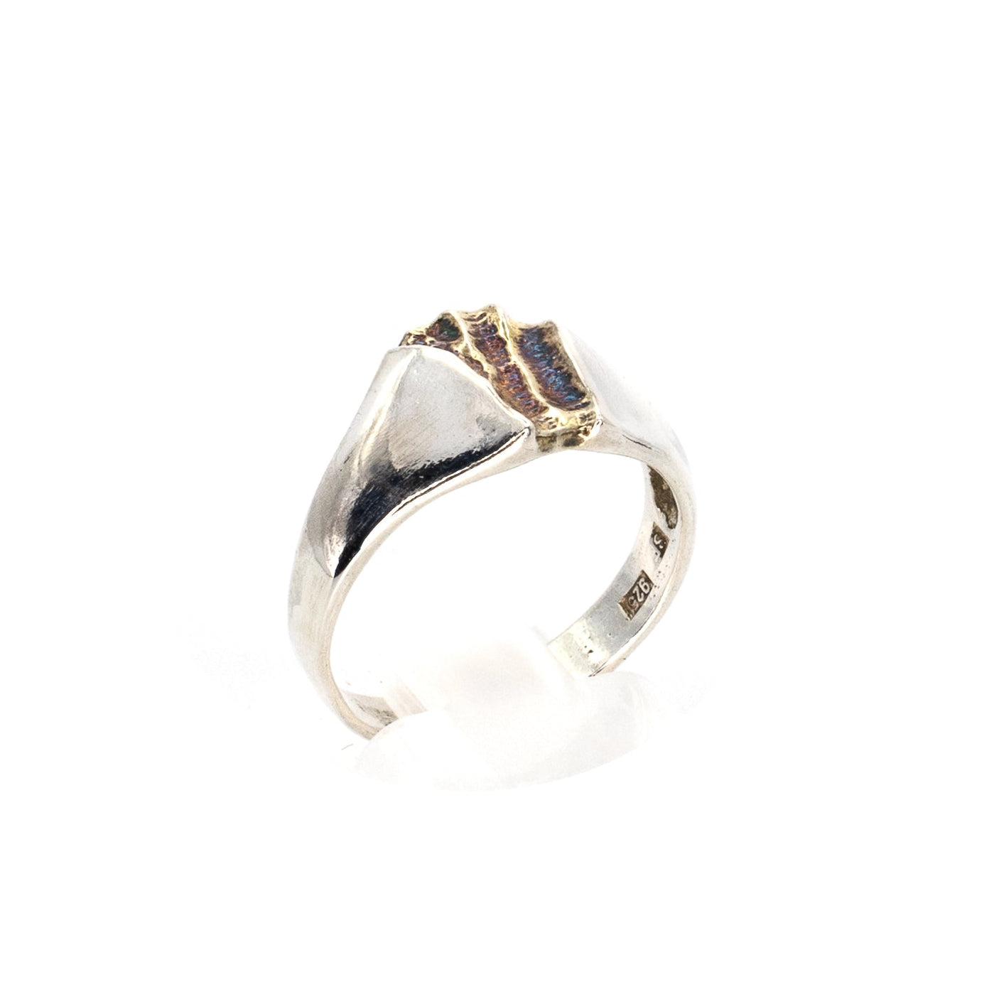 Silver lapponia style ring