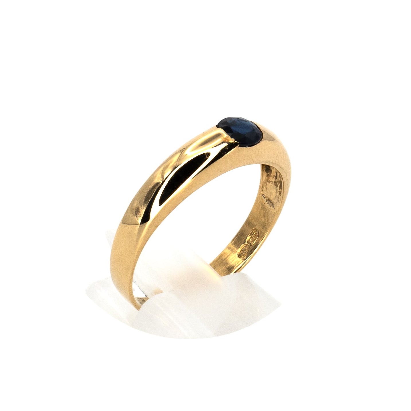 Blue Sapphire Gold Ring