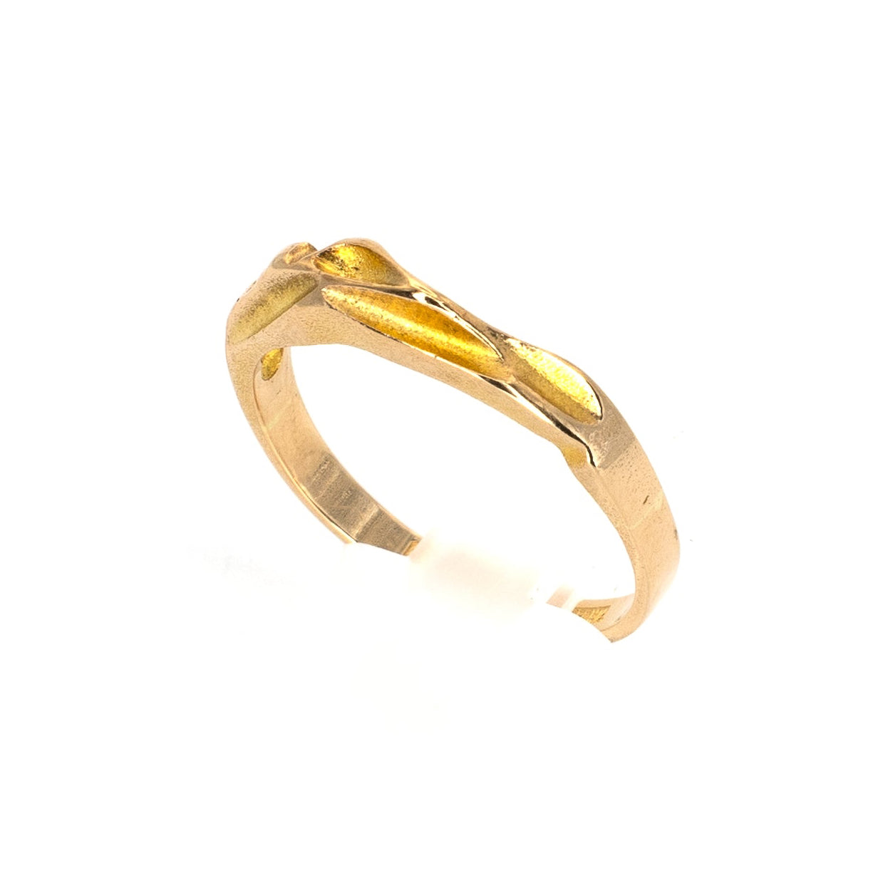 Lapponia Ocean Tide Gold Ring