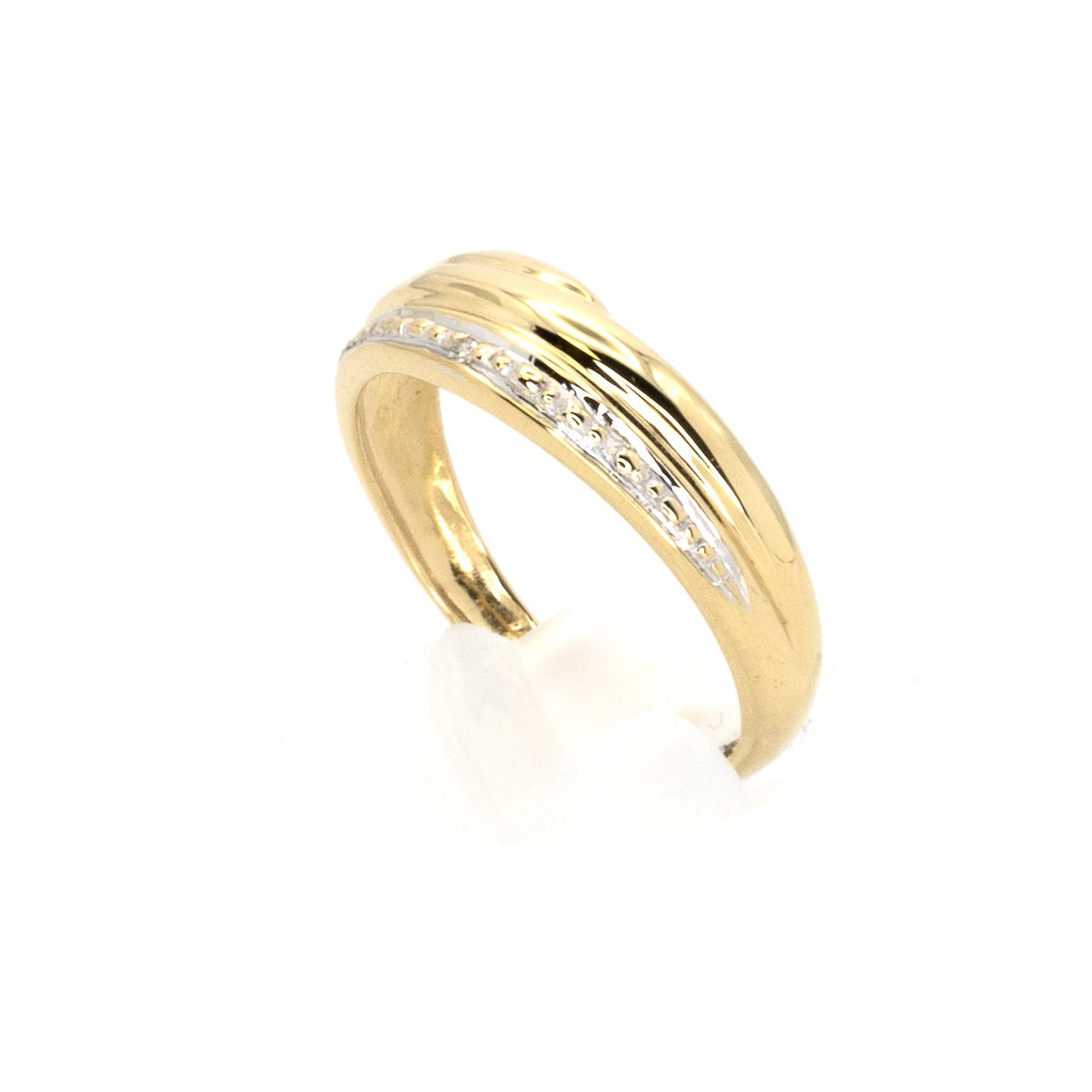 Pinky Ring 2-Tone Gold