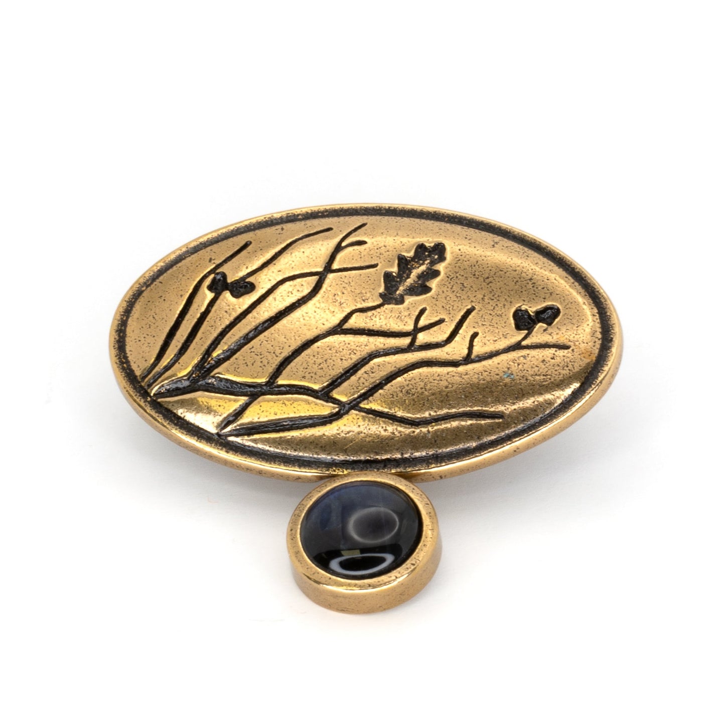 Kalevala "naisen-voima" Bronze Brooch