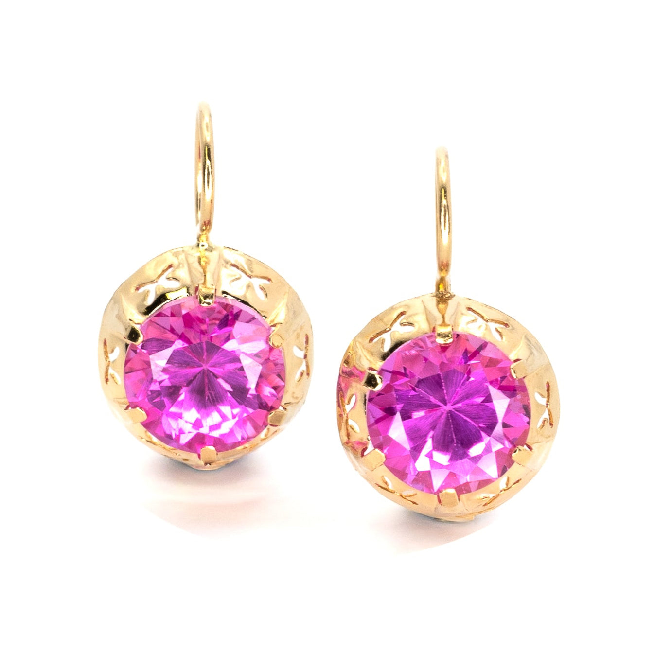 Disco Neon -kultaiset korvakorut