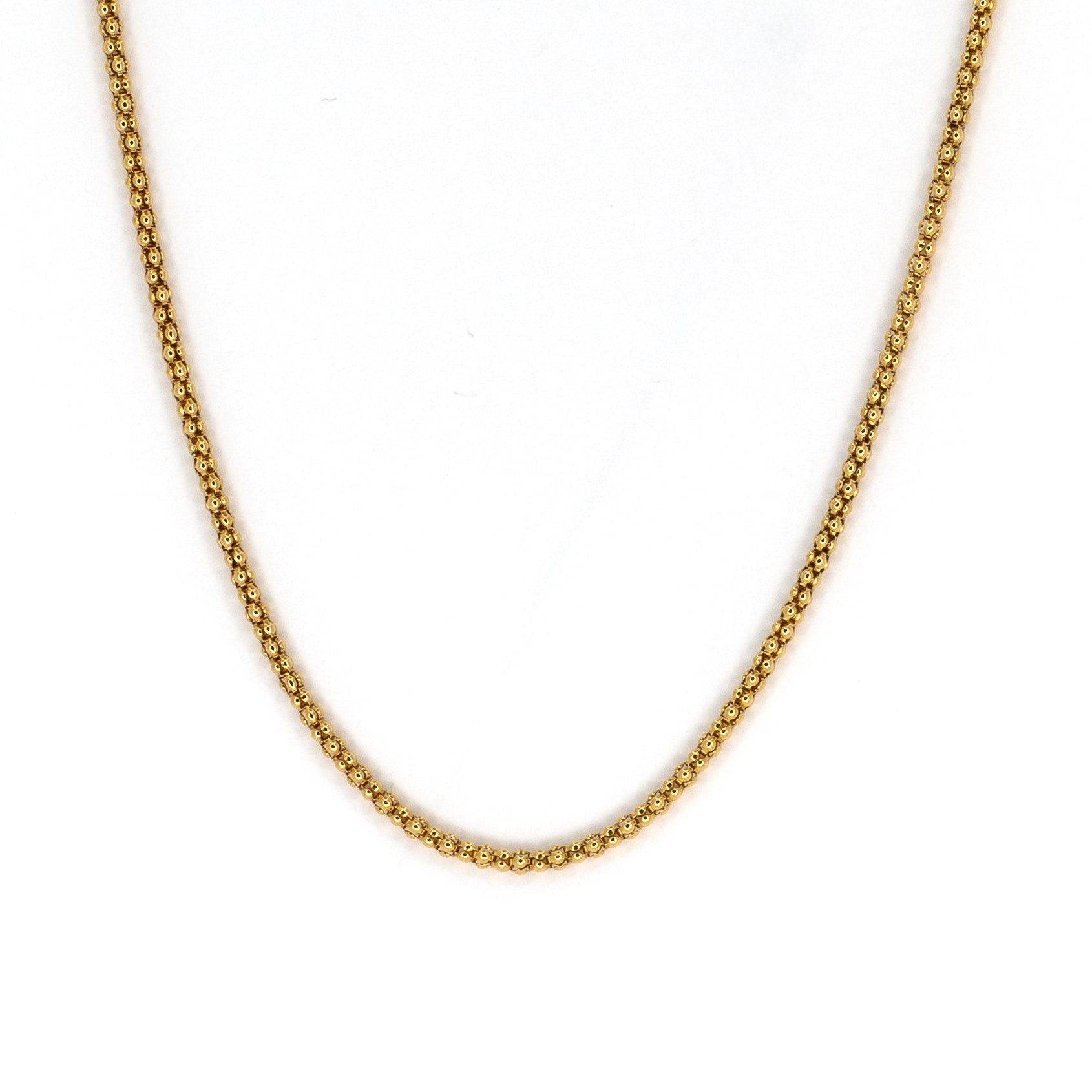 Beaded Gold Chain
