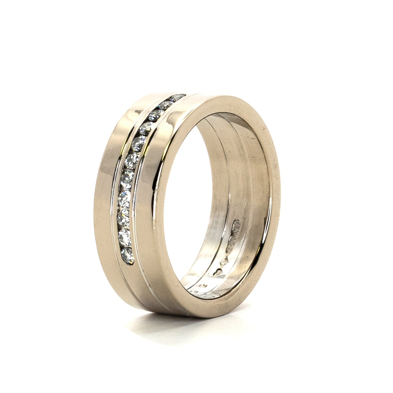Tillander White Gold Diamond Band