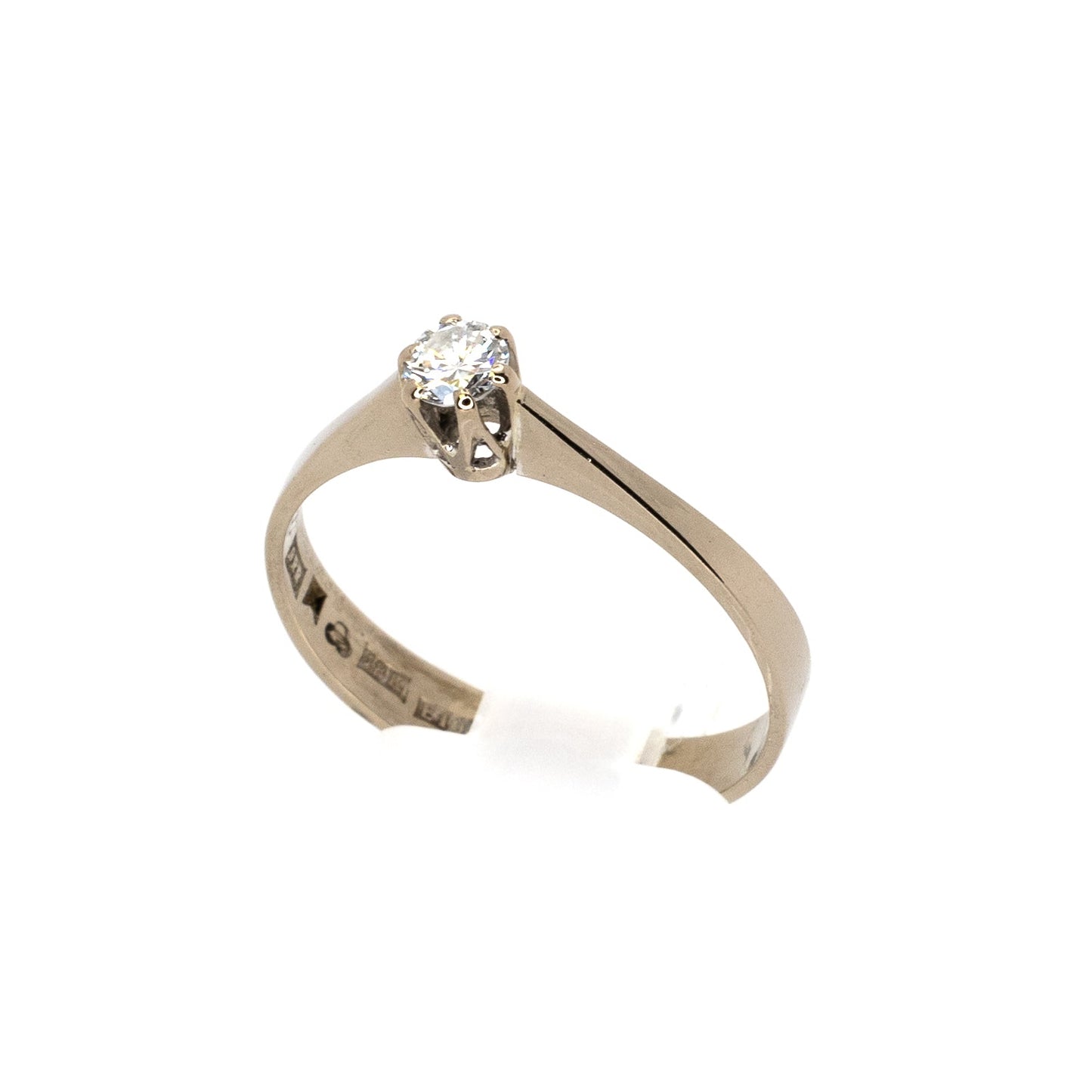 White Gold Solitaire Diamond