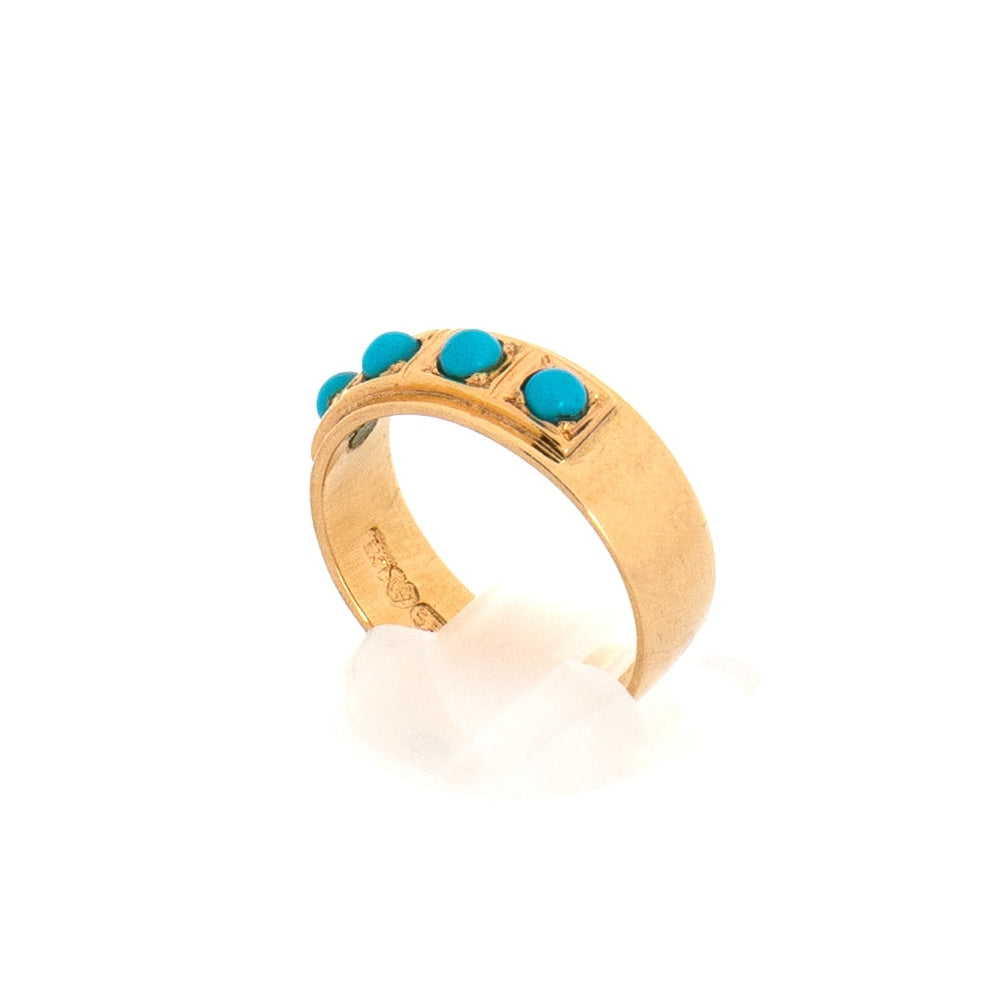 60's Gibbsite Gold Ring