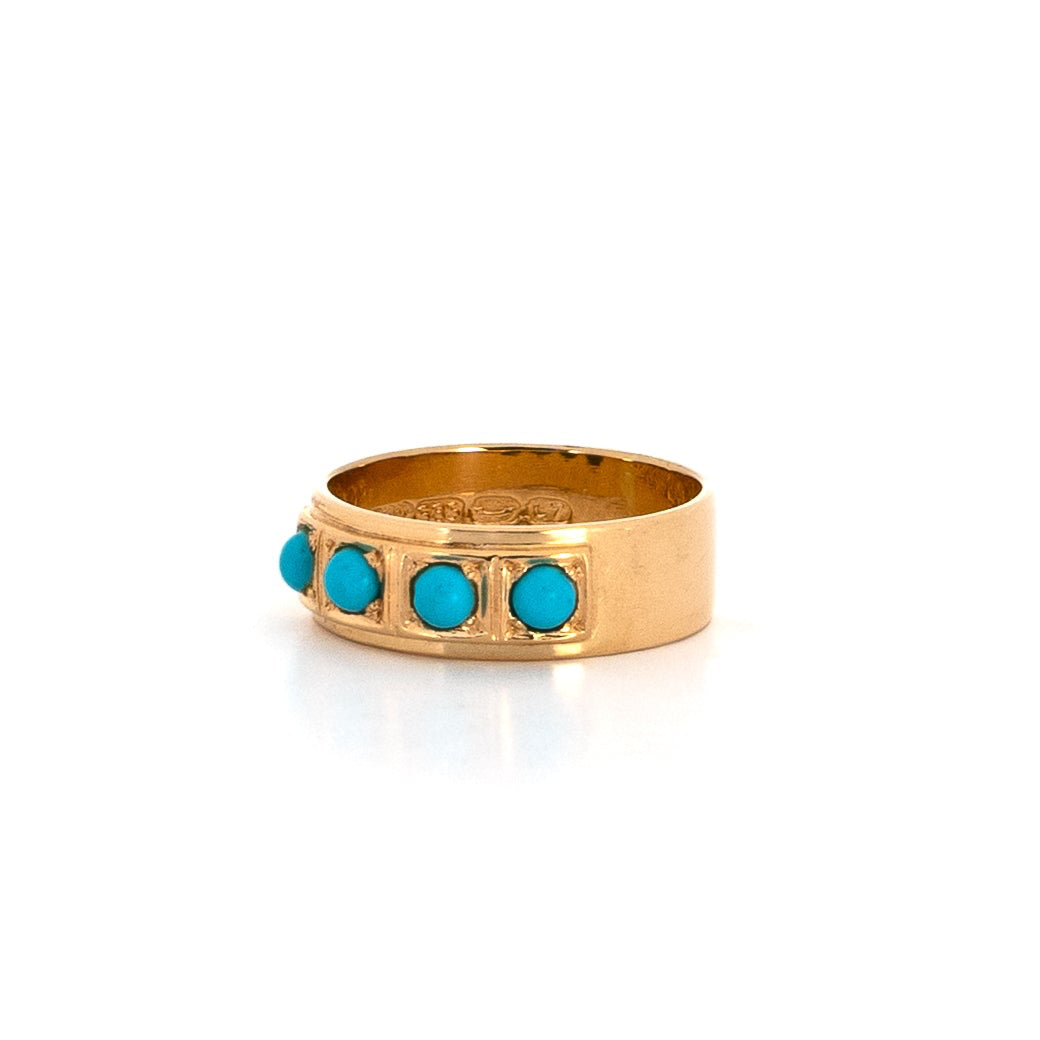 60's Gibbsite Gold Ring