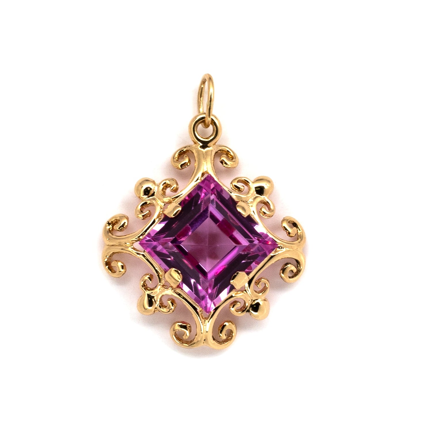 Glorious Pink Sapphire Pendant
