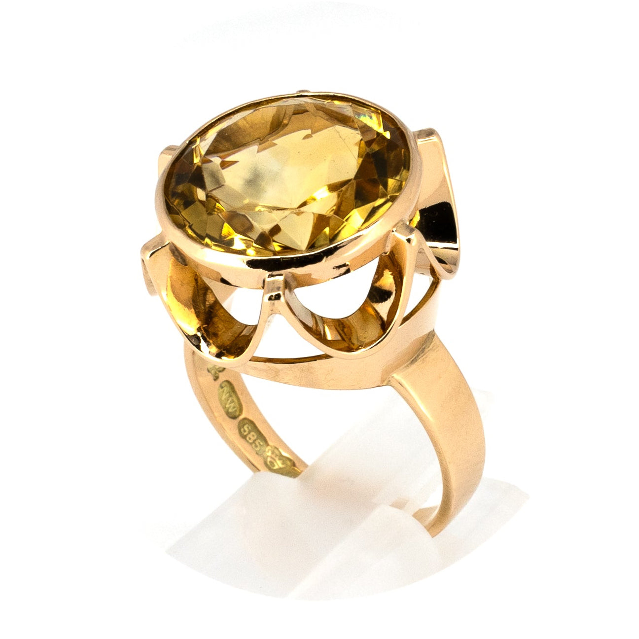 Citrine Cocktail Ring