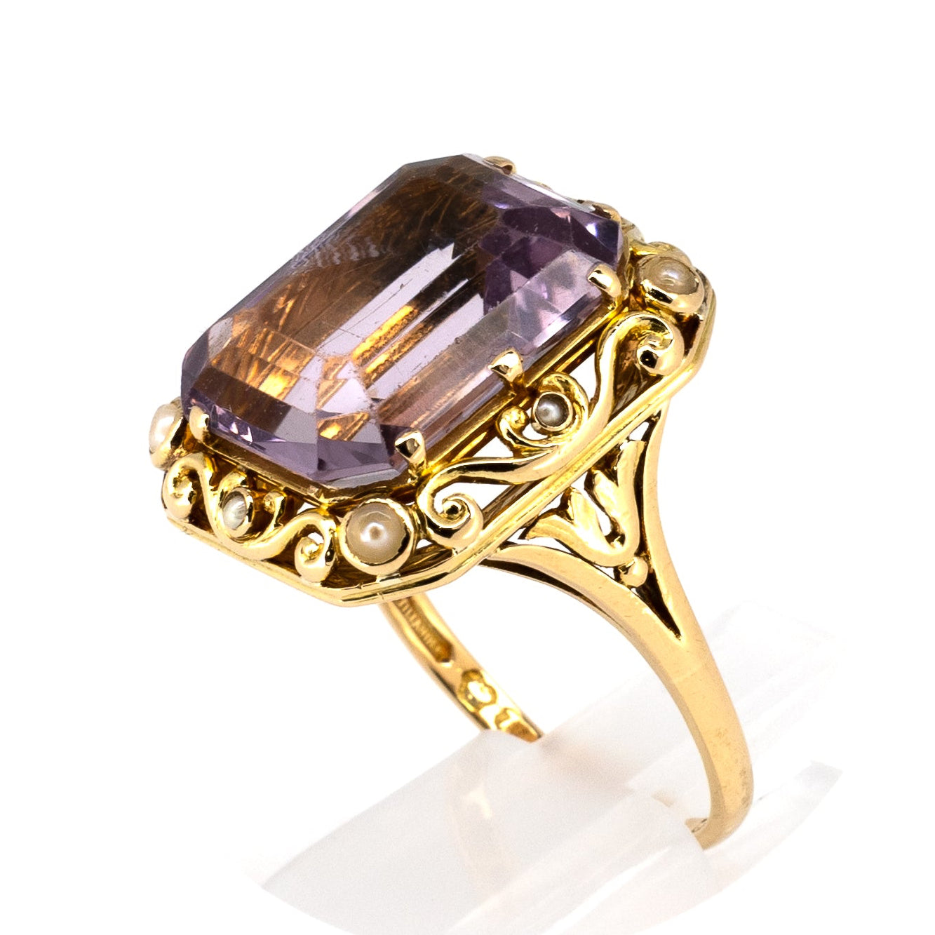 A.Tillander Pink Amethyst Ring