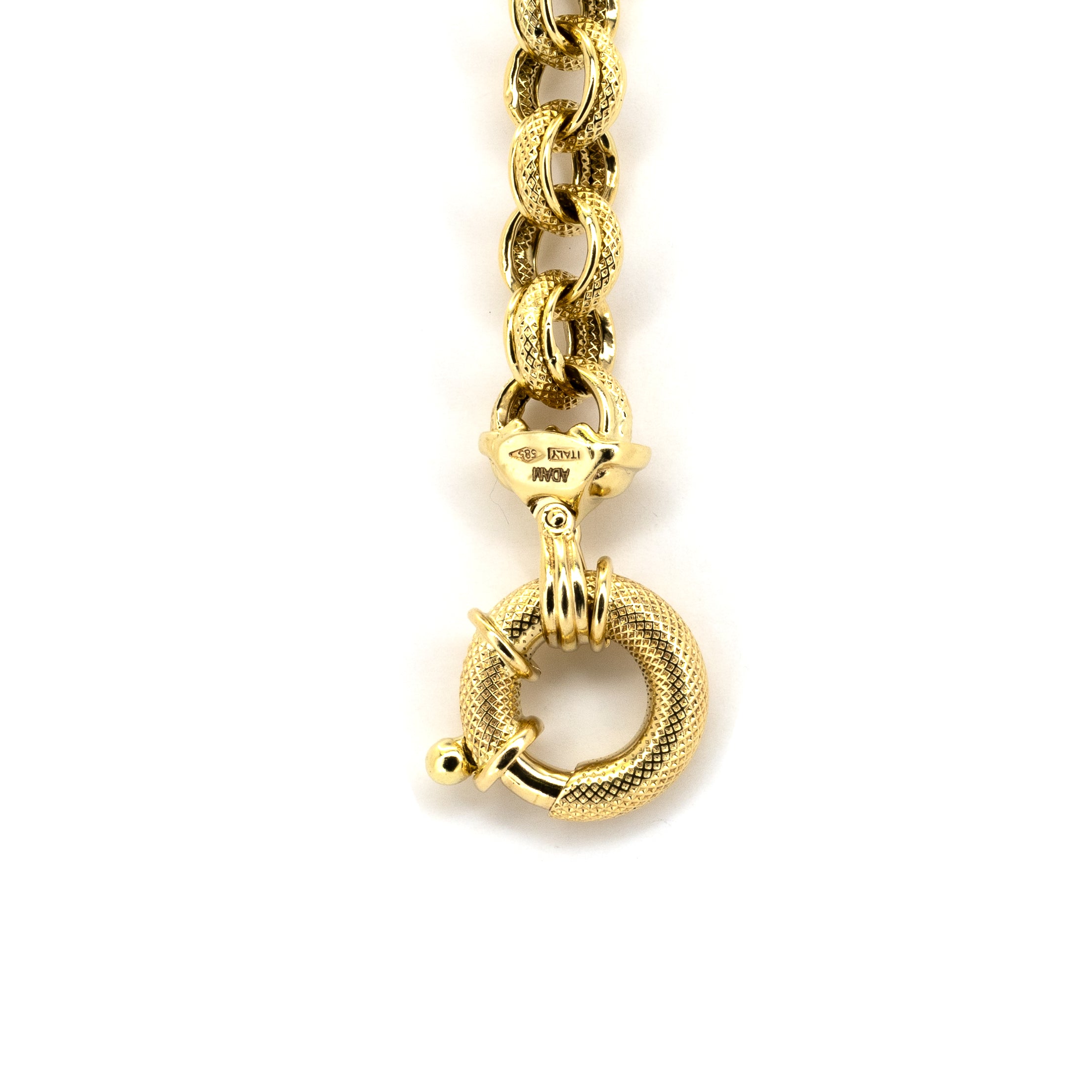 Multi-link Rolo Gold Bracelet