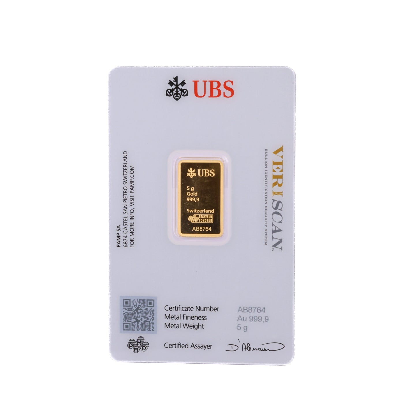 UBS:n kultaharkon sertifioima arvioija