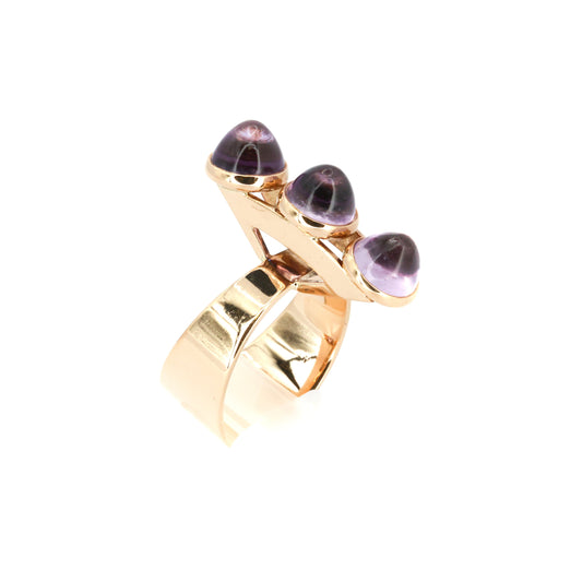 Amethyst Gold Ring