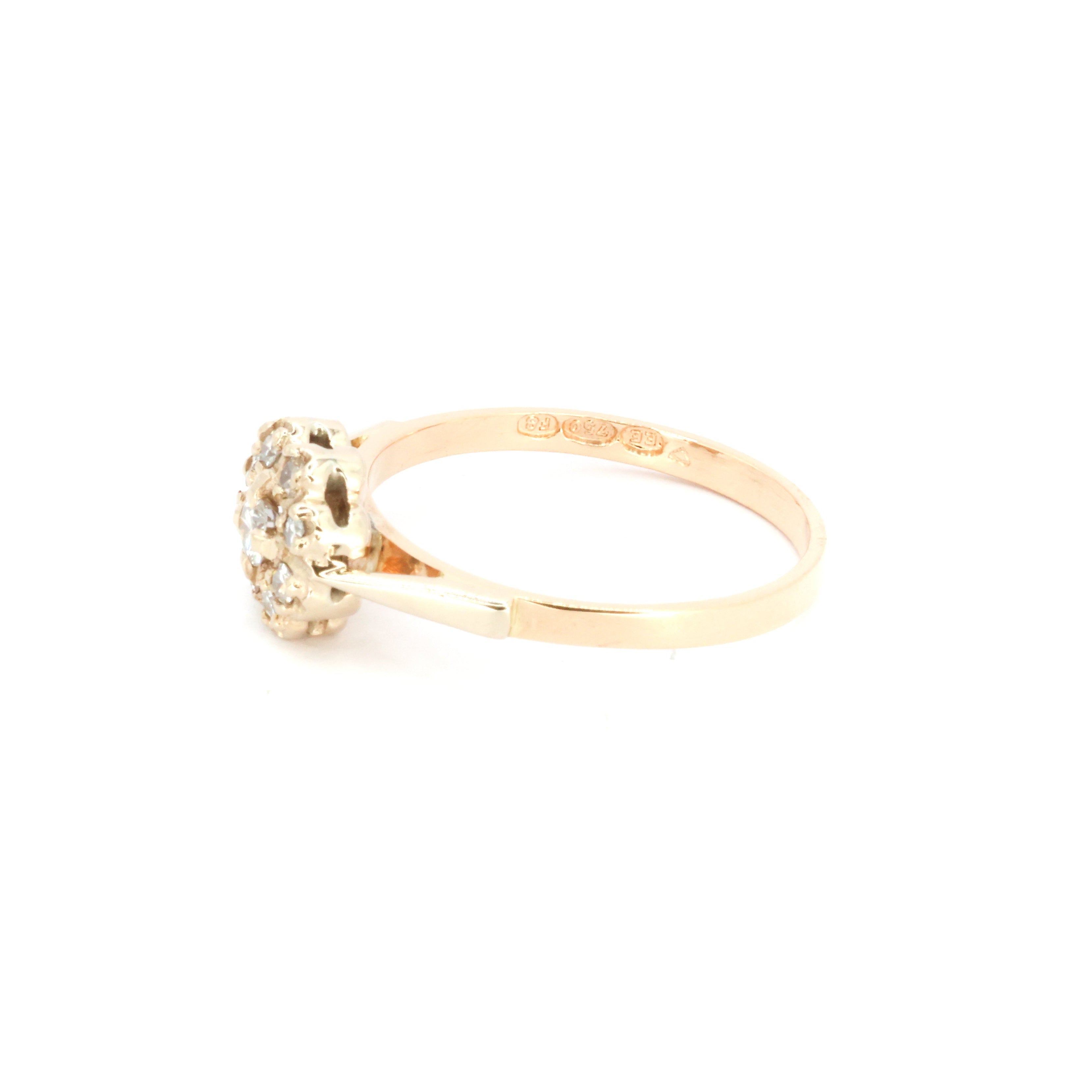 Flower Diamond Ring