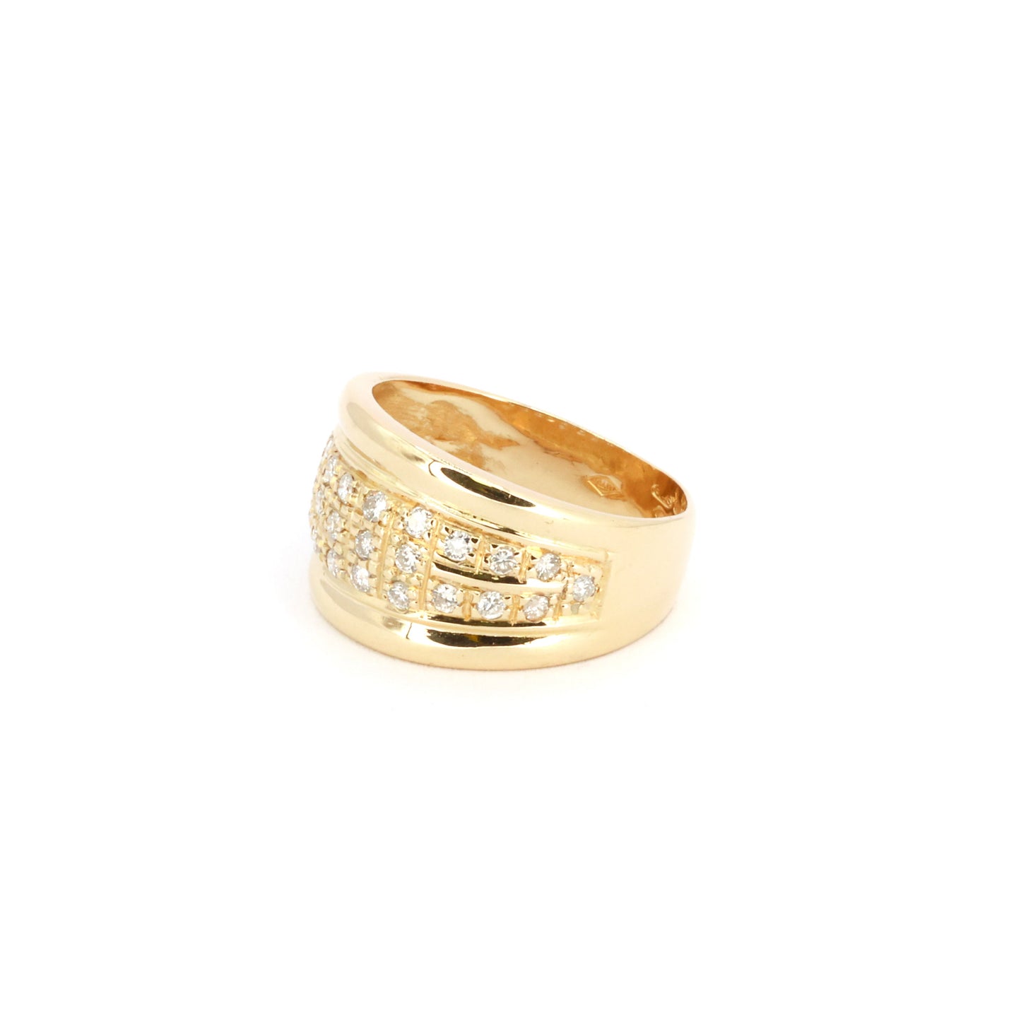 Diamond Gold Band Ring