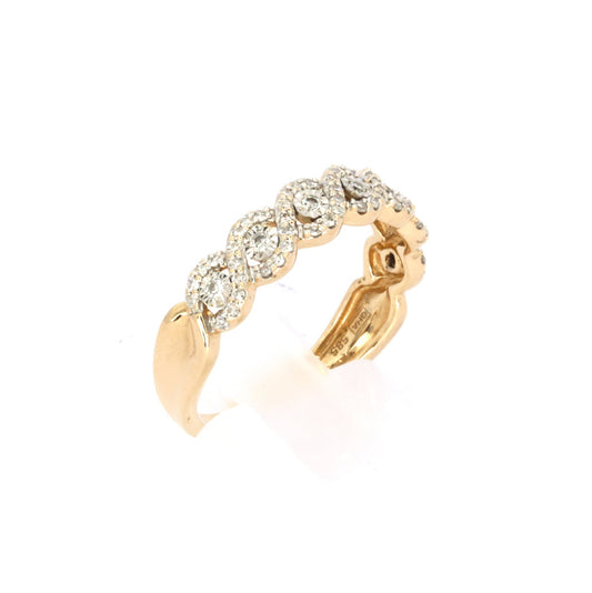 Diamond Braided Ring
