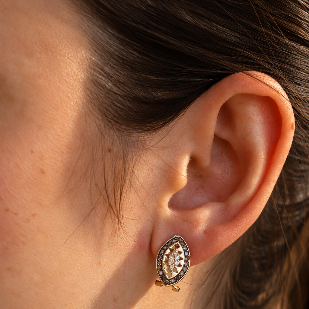 Yellow Gold Earrings