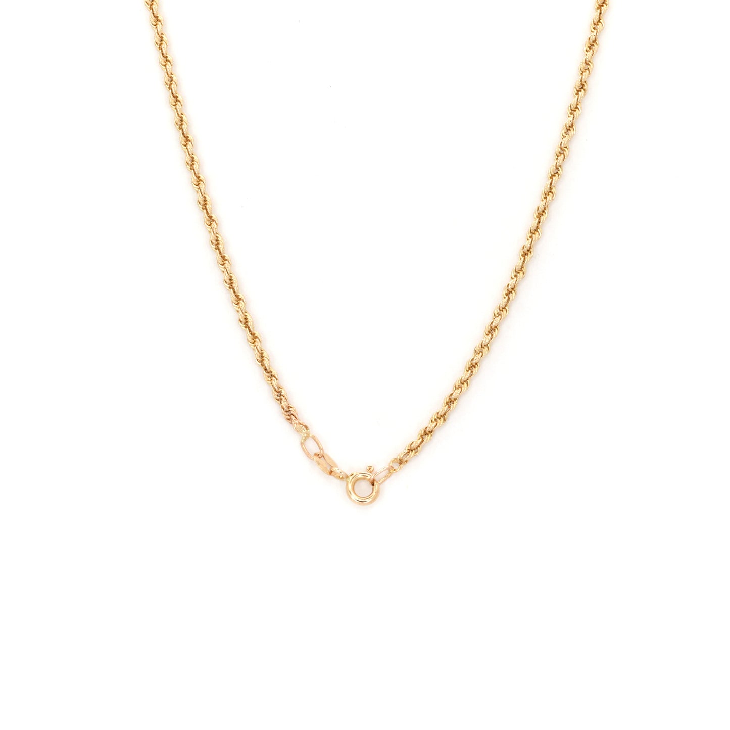 Lightweight Cordell aka Rope Chain Gold Necklace