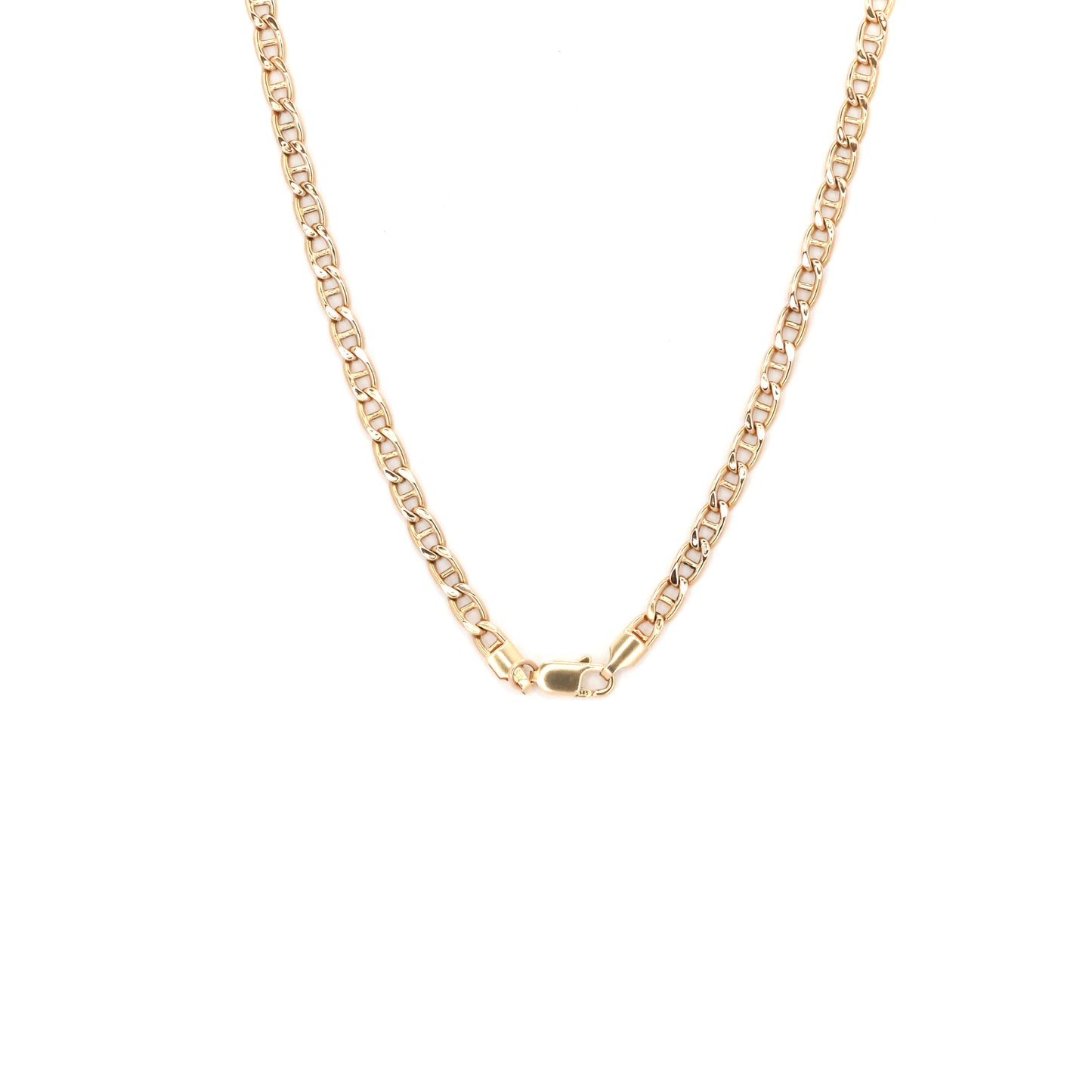 Traversing Gold Chain Necklace