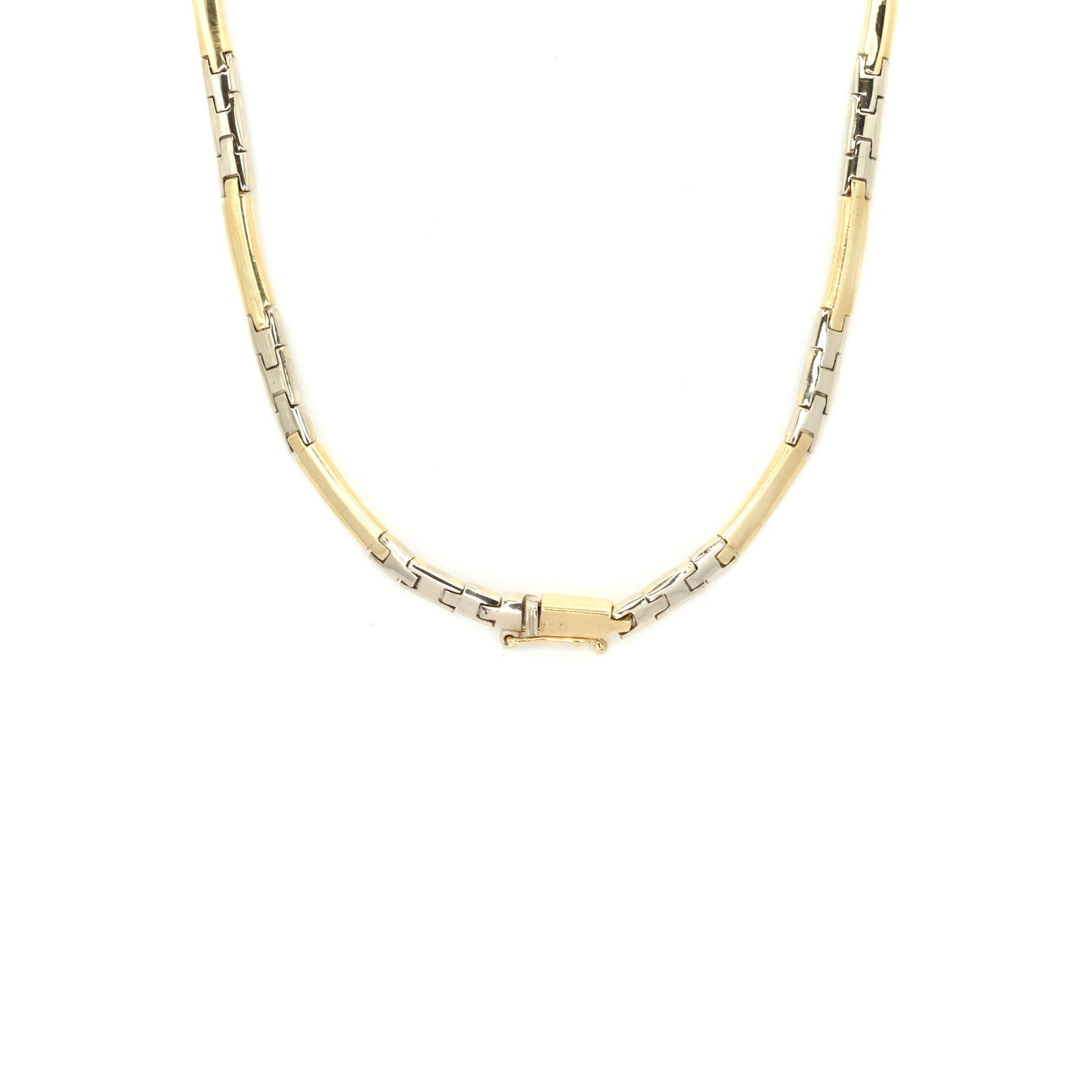 Bi-Colour Link Chain Necklace