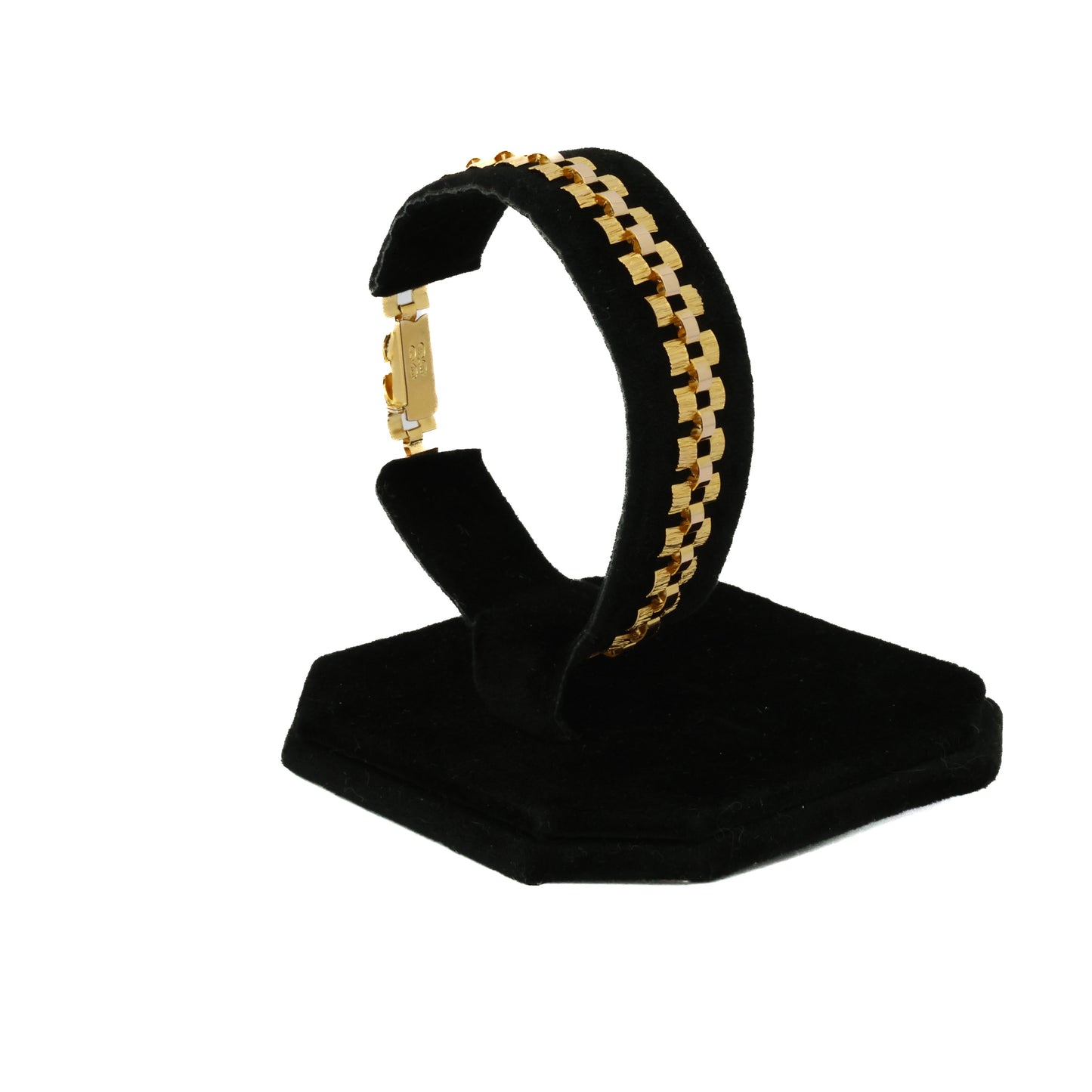 Gold Foil Link Bracelet