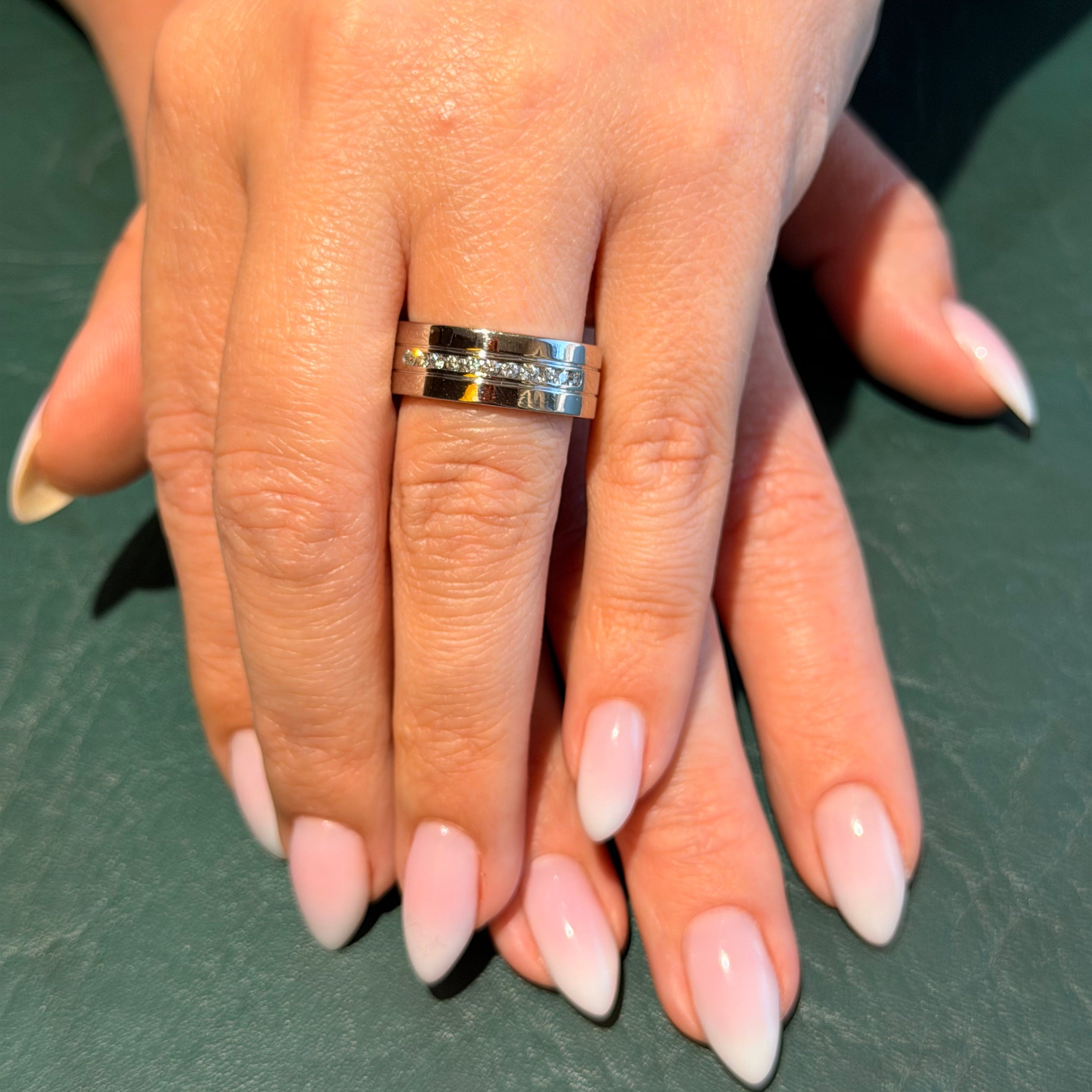 Tillander White Gold Diamond Band