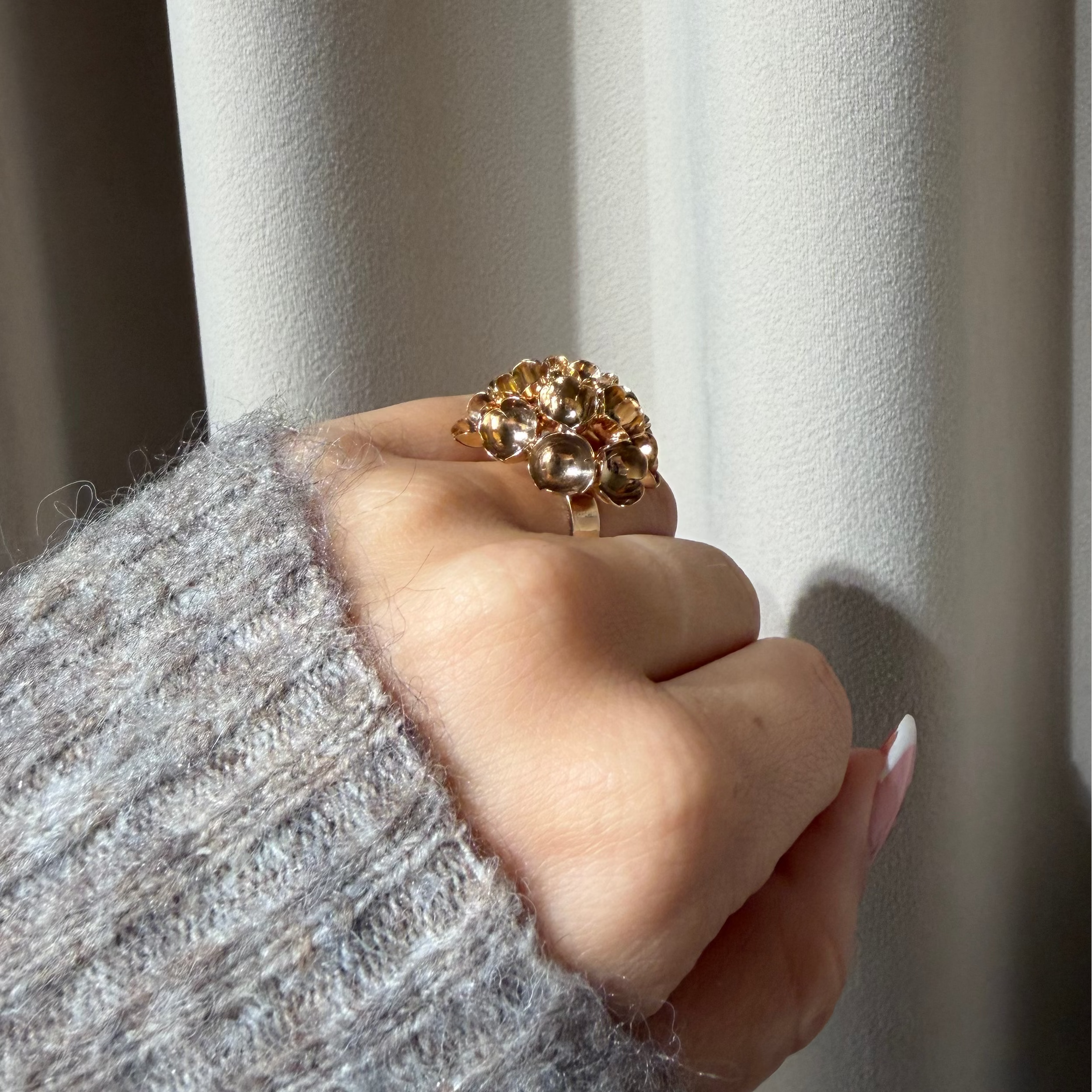 Liisa Vitali Kevät Yellow Gold Ring
