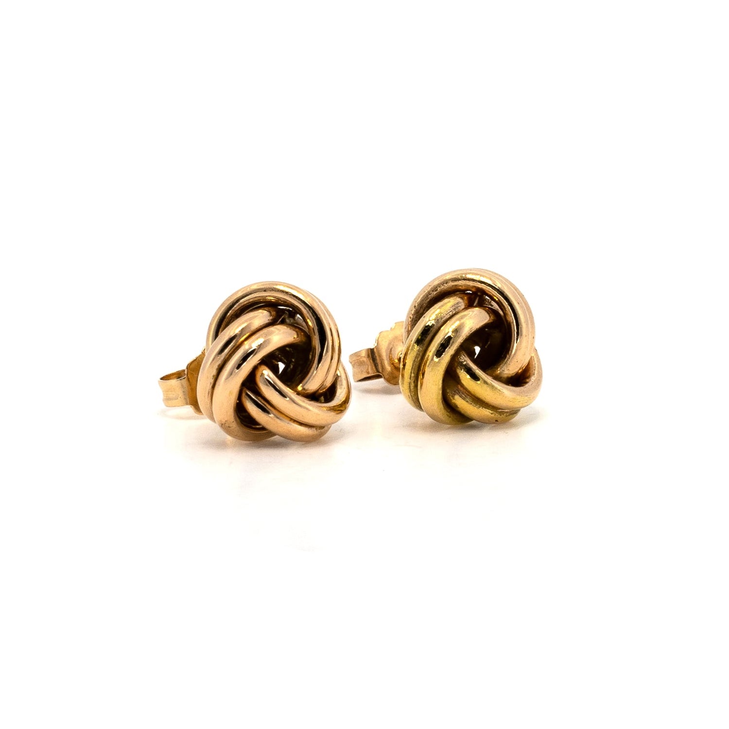 Keltakultaiset nappikorvakorut