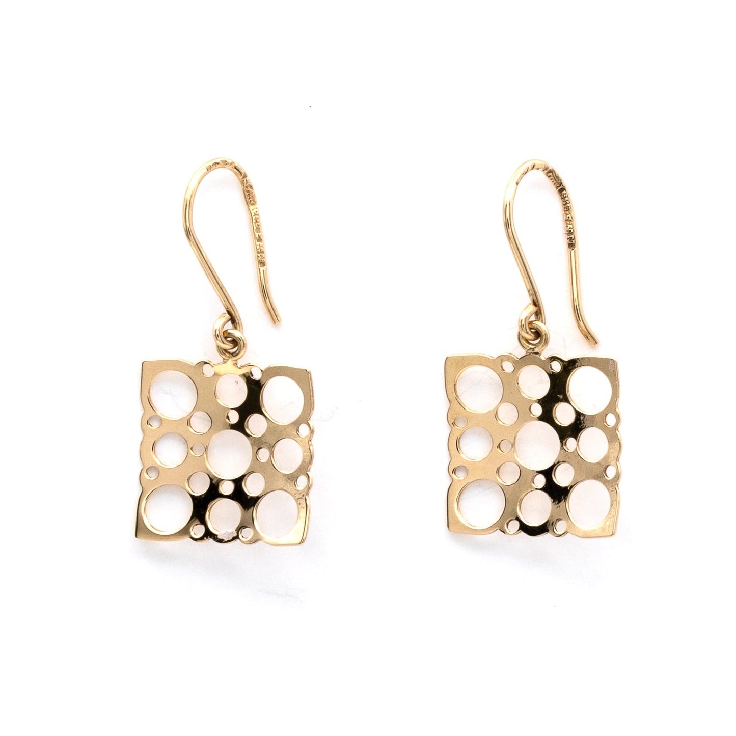 "Lace" by Liisa Vitali Gold Earrings