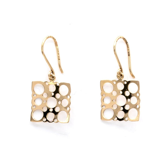 "Lace" by Liisa Vitali Gold Earrings