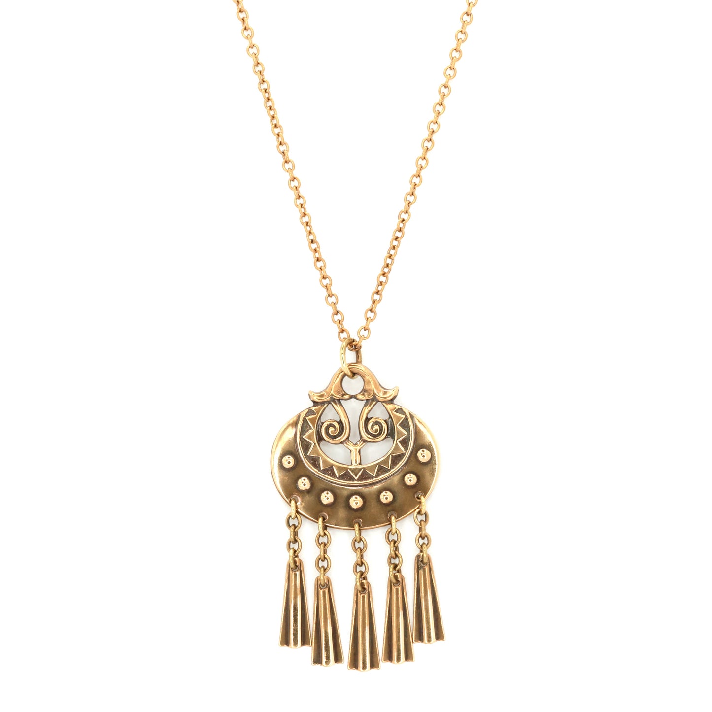 Kalevala "Moon Goddess" Bronze Necklace