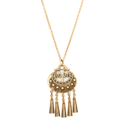Kalevala "Moon Goddess" Bronze Necklace
