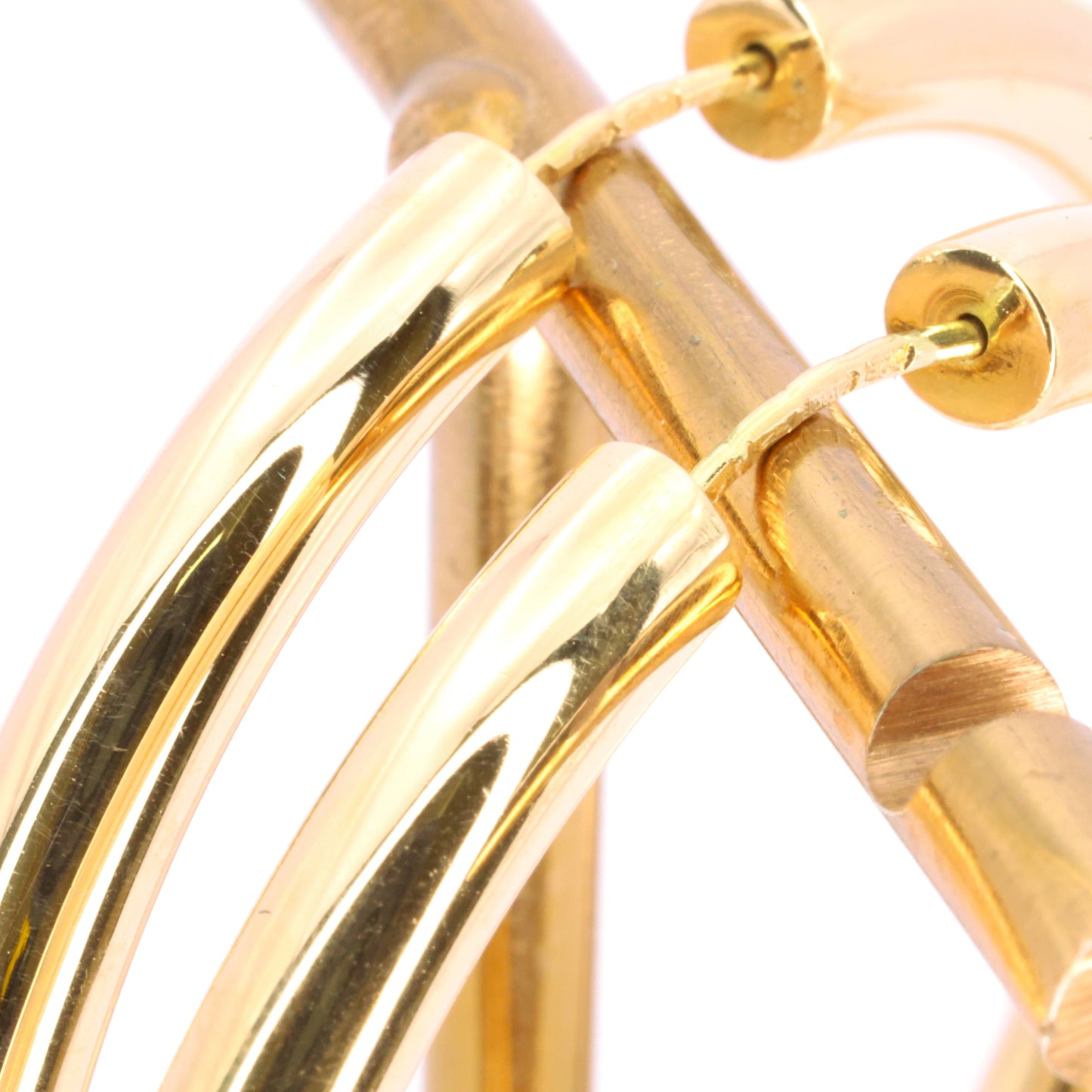 Chunky Funky Gold Hoops