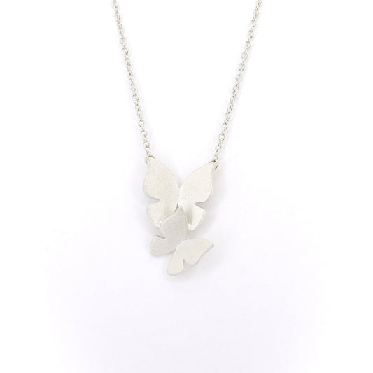 Butterfly Silver Charm Necklace