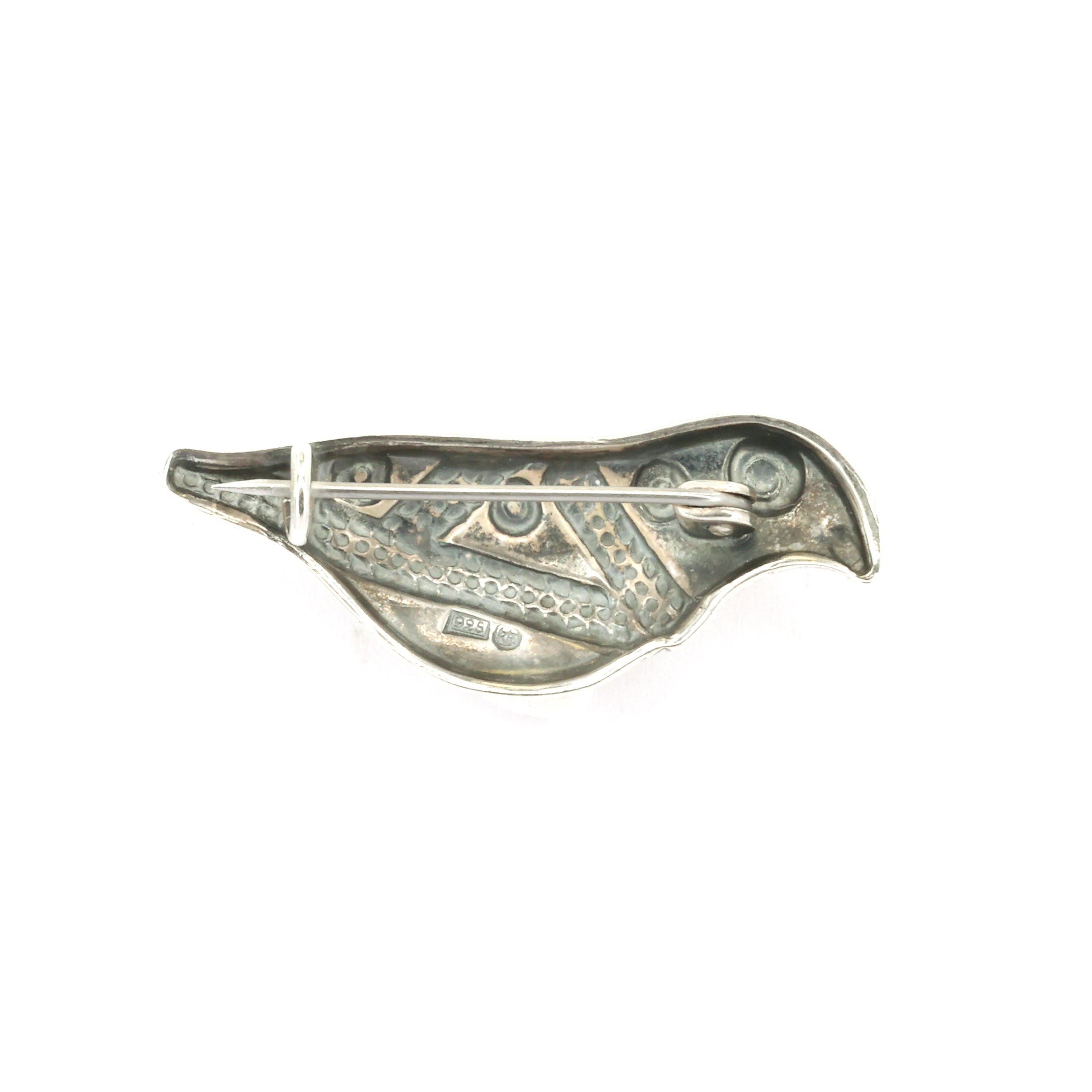 Kalevala "Hattulan Lintu" Silver Brooche