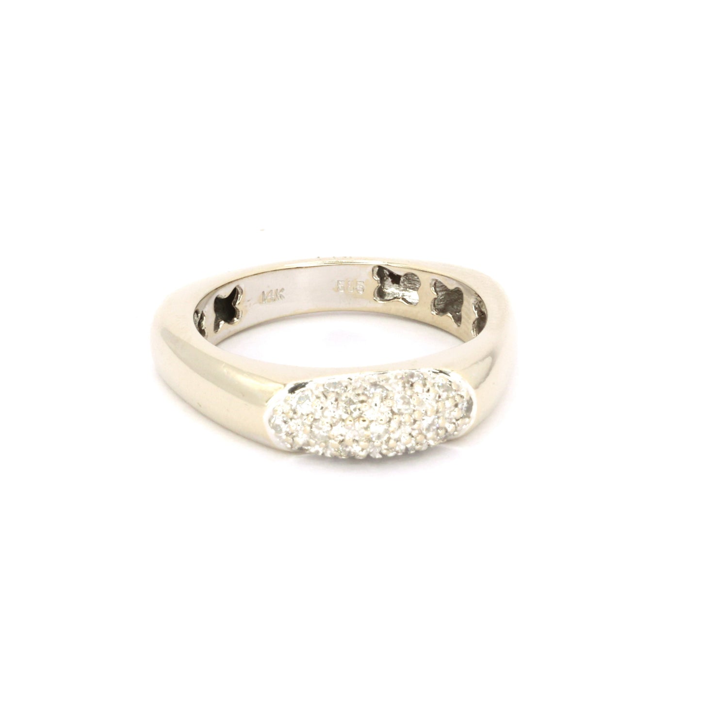 Diamond Paveé Twin Gold Rings