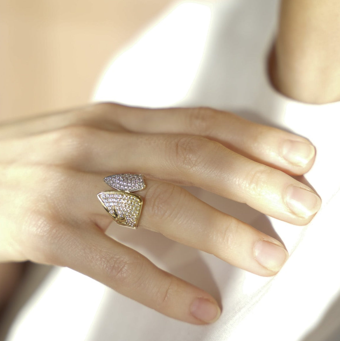 Fantasy Wing Gold Ring