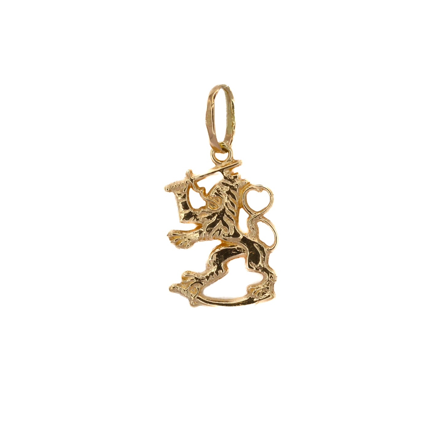 Finnish Lion Gold Pendant