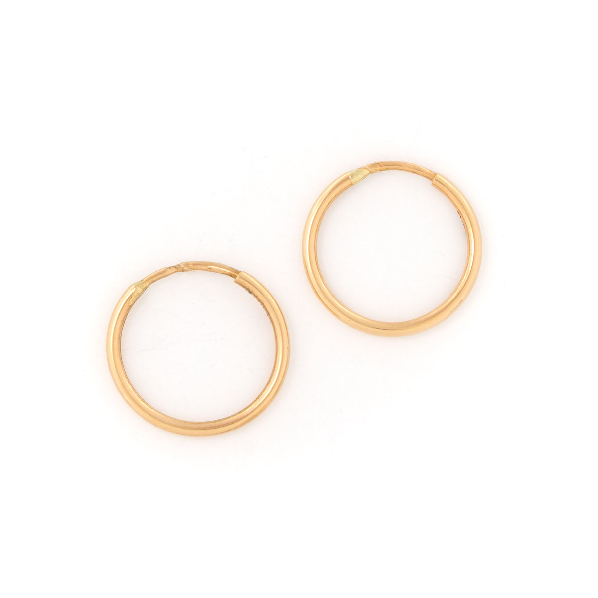 Yellow Gold Hoop Earrings