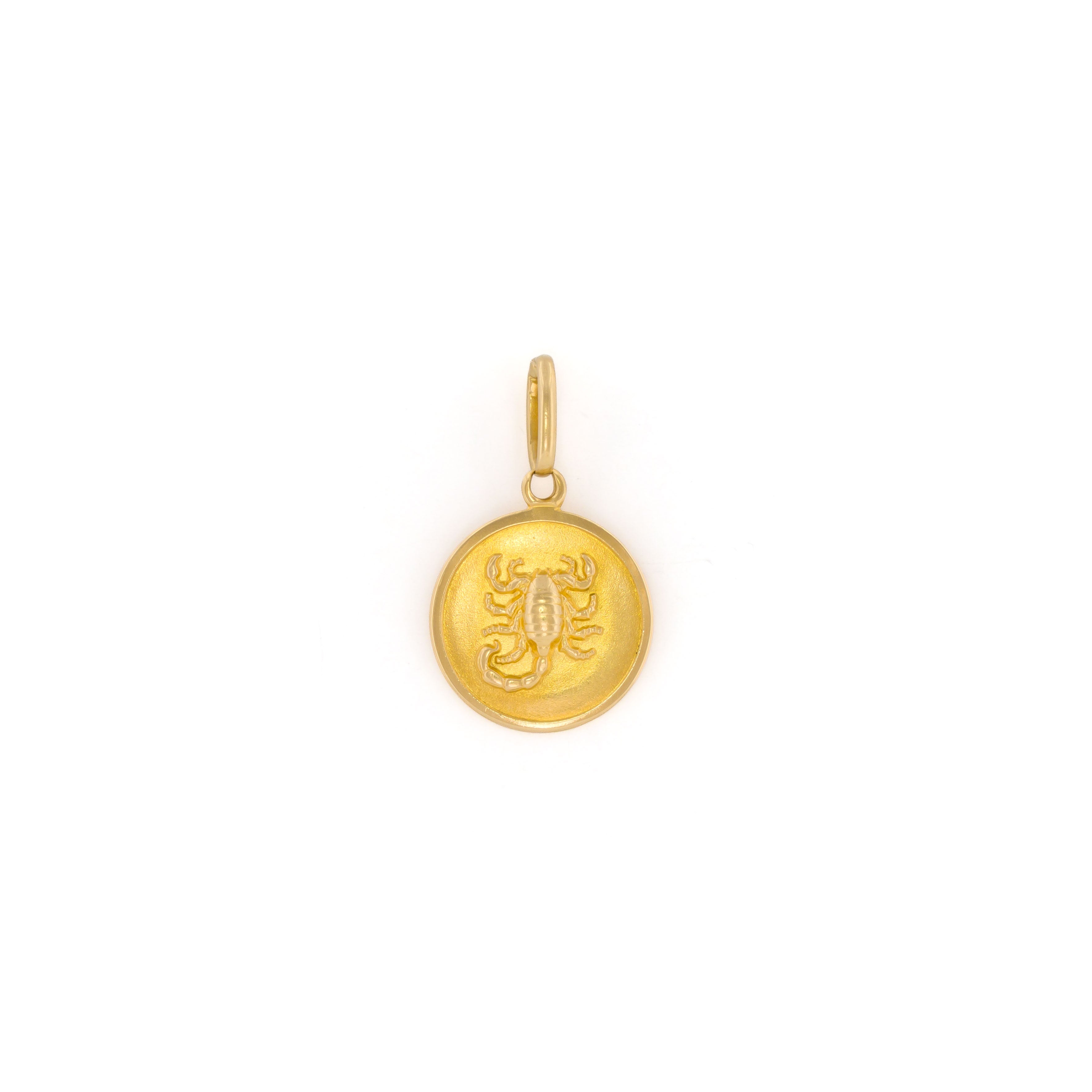 Yellow Gold Scorpio Pendant