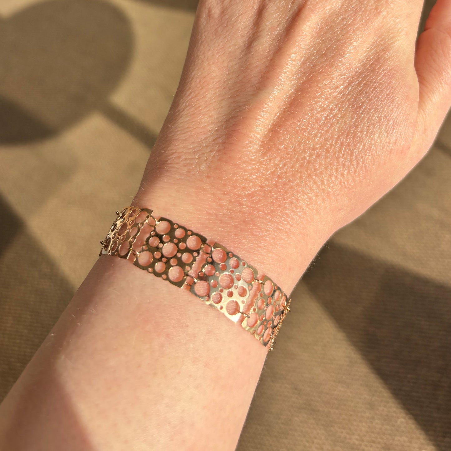 Liisa Vitali "Pitsi" kultainen rannekoru